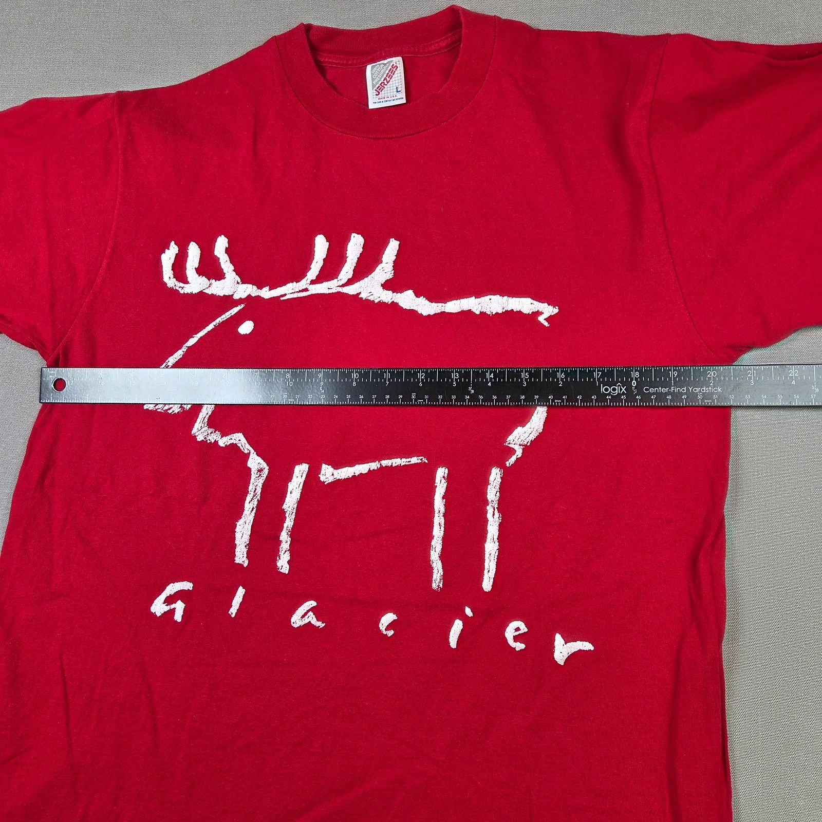 Jerzees Vintage Glacier Moose Graphic Tee USA Made Large Size US L / EU 52-54 / 3 - 8 Thumbnail
