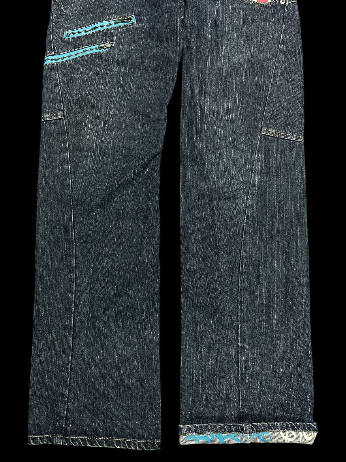 Kapital Double Waist Antfui Twist Leg MultiPocket . Size US 32 / EU 48 - 4 Thumbnail