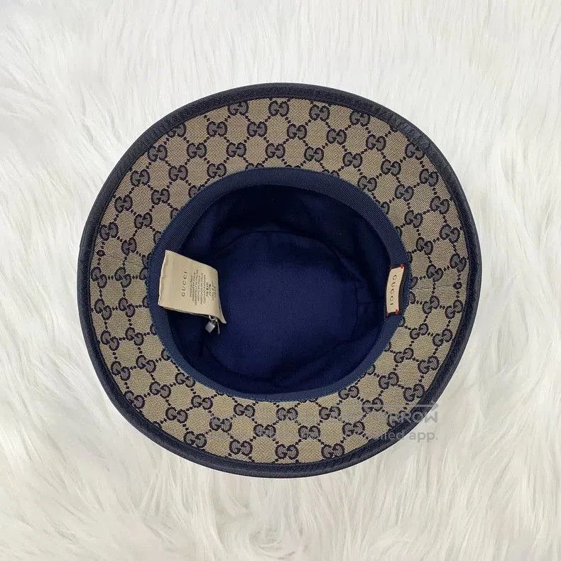 Gucci Gucci Logo Jacquard Bucket Hat. Size ONE SIZE - 6 Thumbnail
