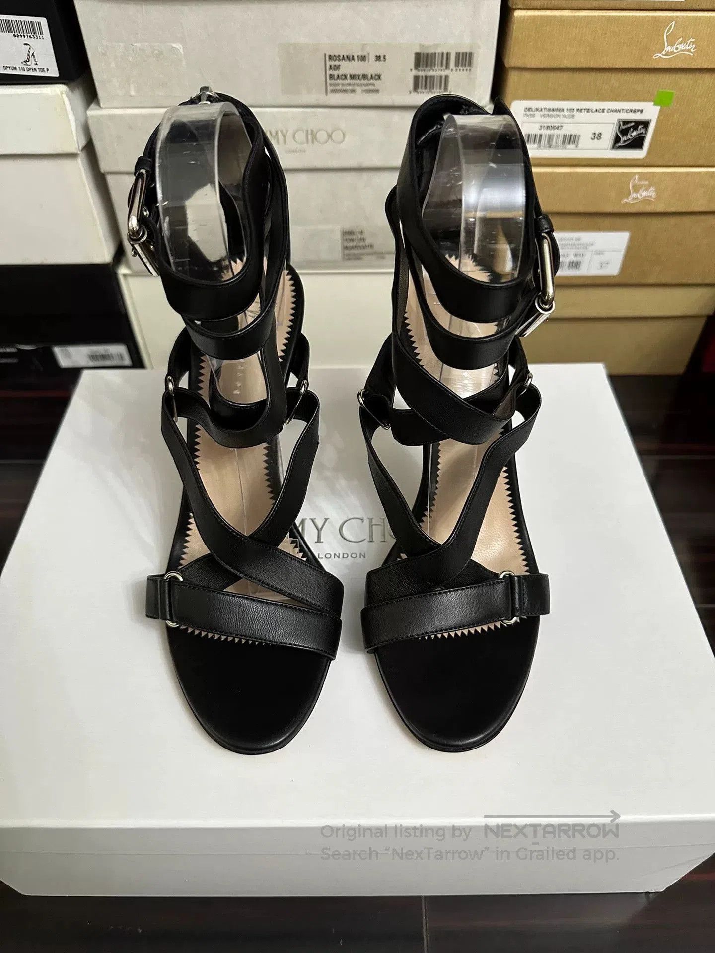 Giuseppe Zanotti Giuseppe Zanotti Cross Strap High Heel Sandals. Size US 8 / IT 38 - 1 Thumbnail