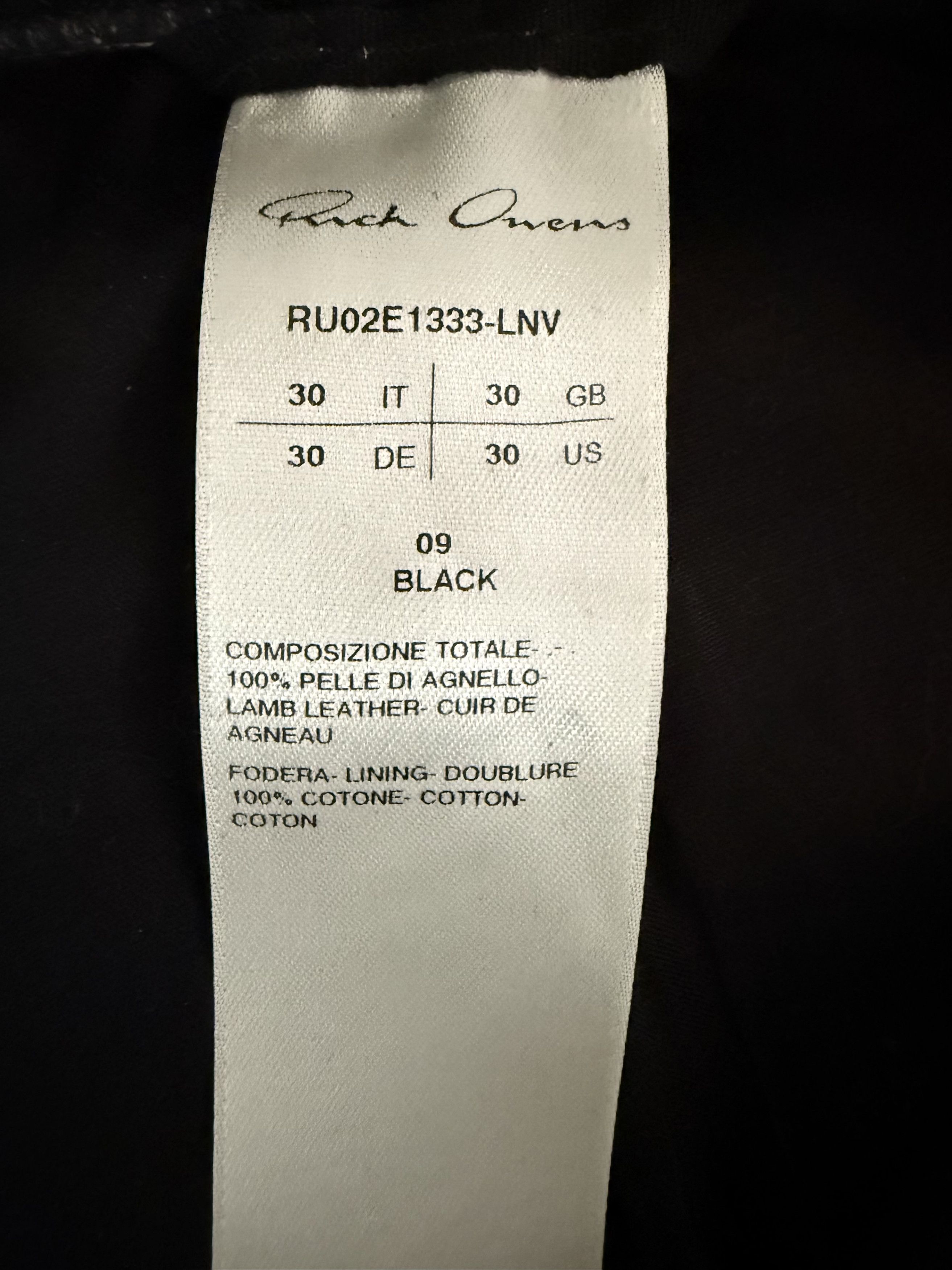 Rick Owens CONCORDIANS Geth Veg Tanned Lamb Size US 30 / EU 46 - 14 Thumbnail