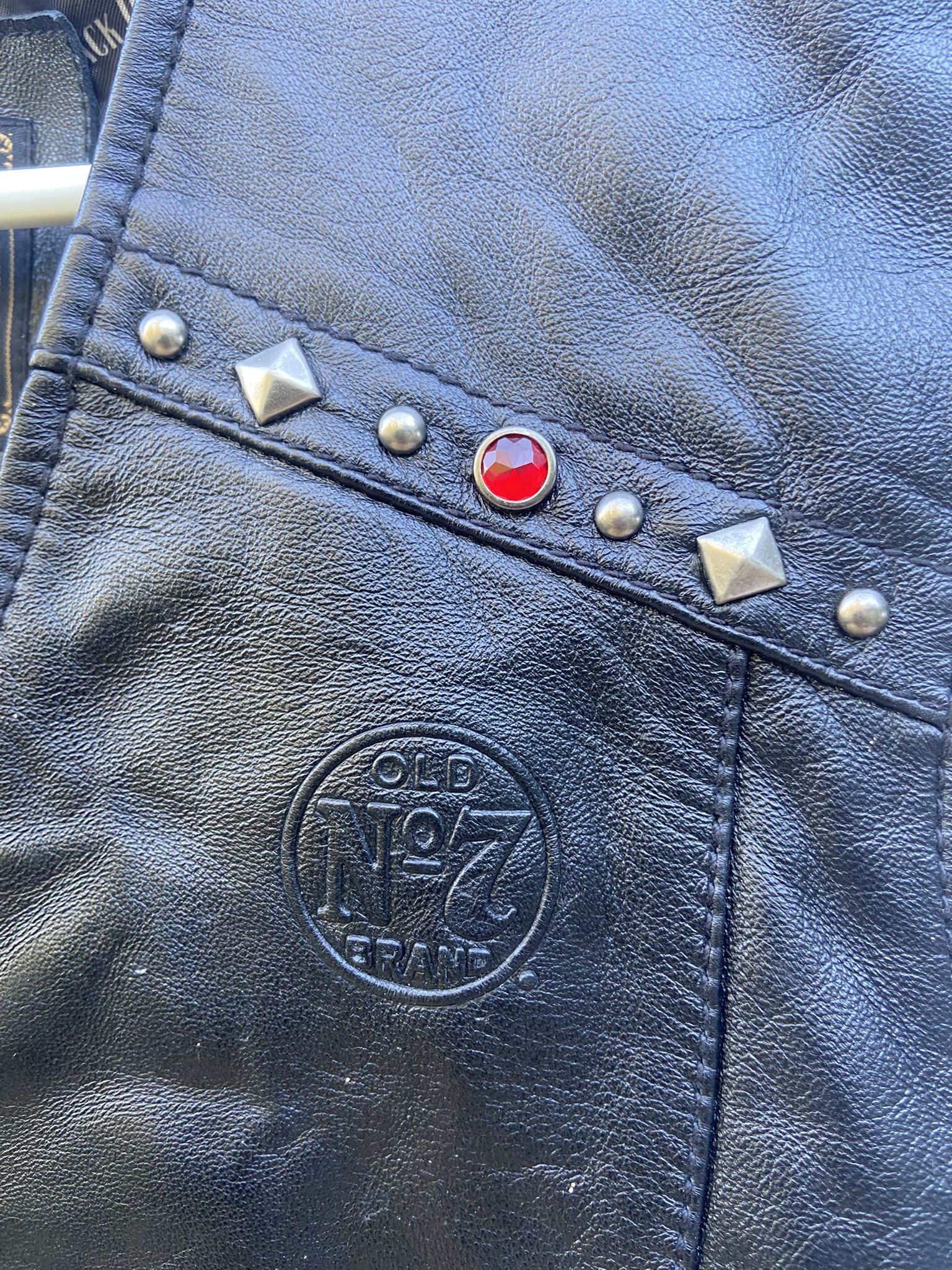 Other Jack Daniels Old No. 7 Women’s Leather Motorcycle Vest S Size S / US 4 / IT 40 - 2 Thumbnail