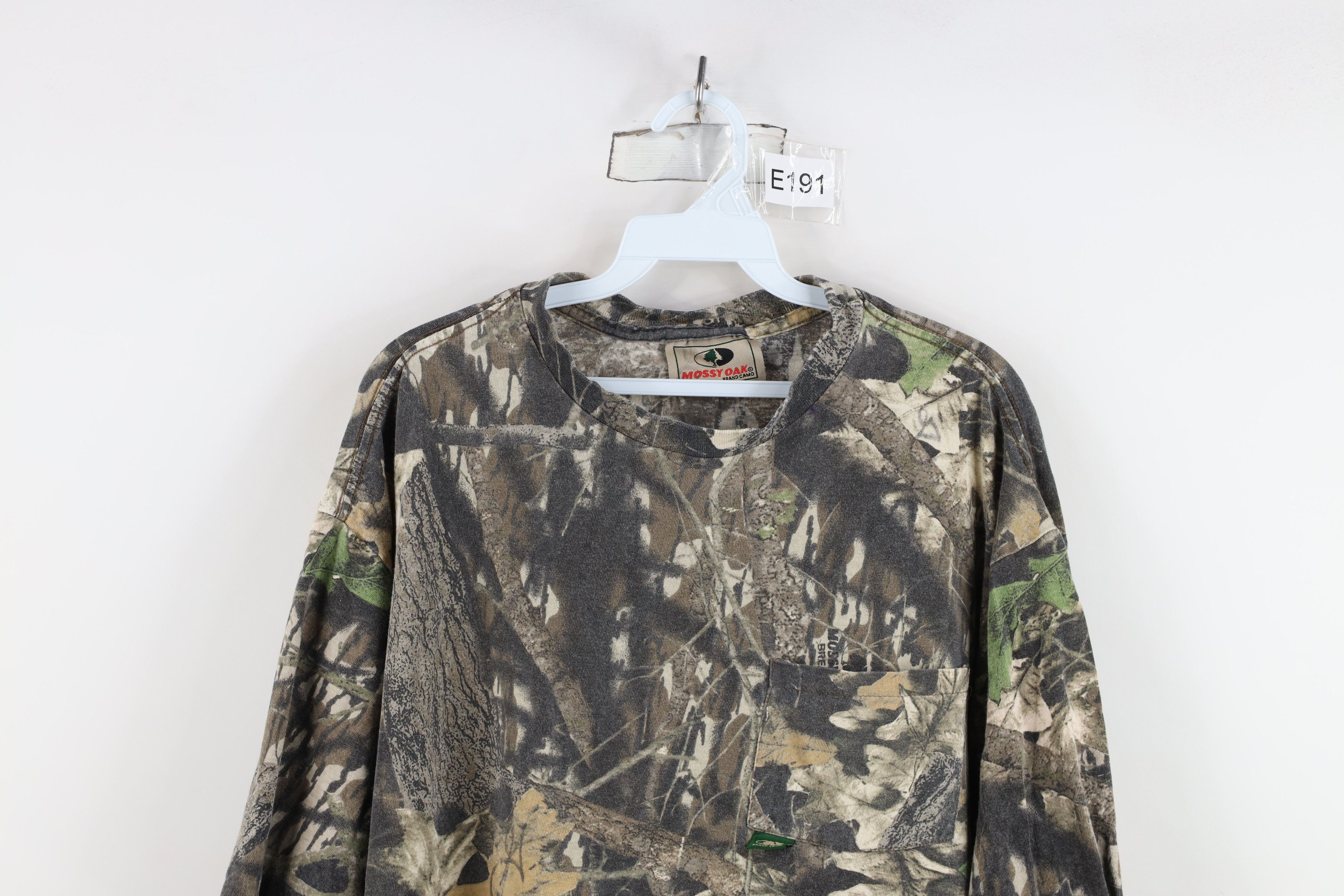 Mossy Oaks Vintage 90s Mossy Oak Camouflage Pocket T-Shirt Cotton USA Size US XL / EU 56 / 4 - 2 Thumbnail
