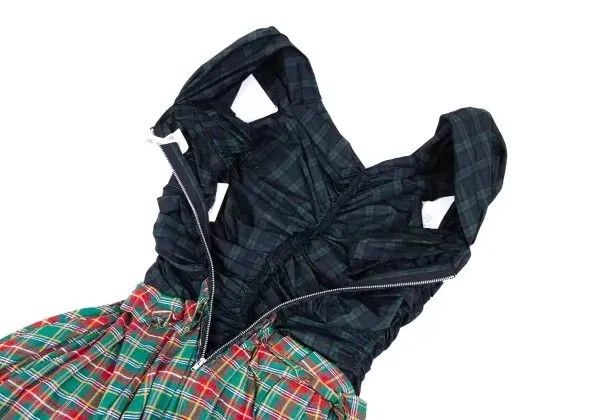 Comme des Garcons Comme Des Garcons Green Vintage Plaid Deform Dress Size XS / US 0-2 / IT 36-38 - 8 Thumbnail