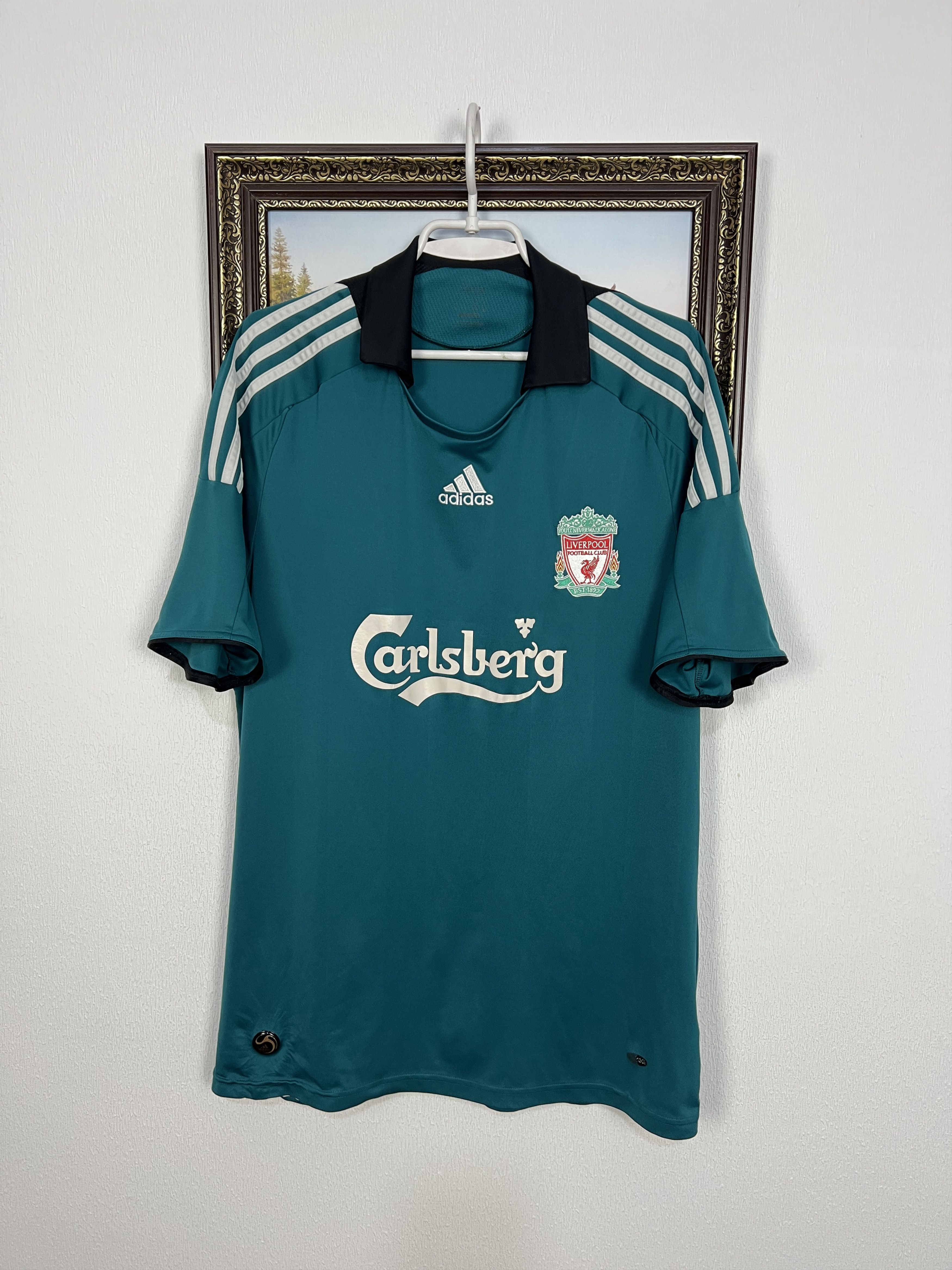 Adidas Liverpool Third football shirt 2008 Soccer Adidas Jersey Size US M / EU 48-50 / 2 - 1 Thumbnail
