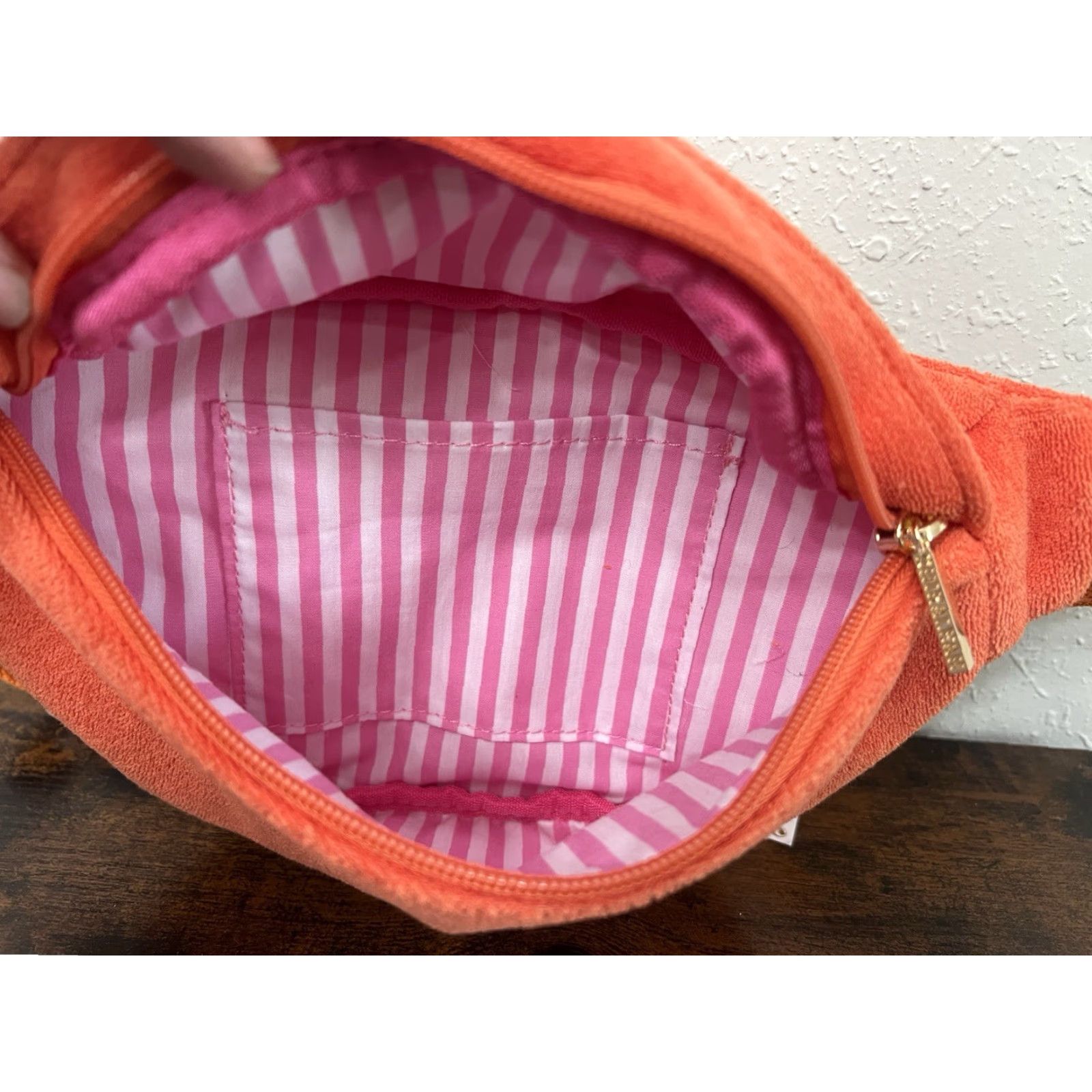 Vintage NWT Shiraleah Sol Terry Crossbody Fanny Pack Sling Belt Bag Orange Size ONE SIZE - 5 Thumbnail