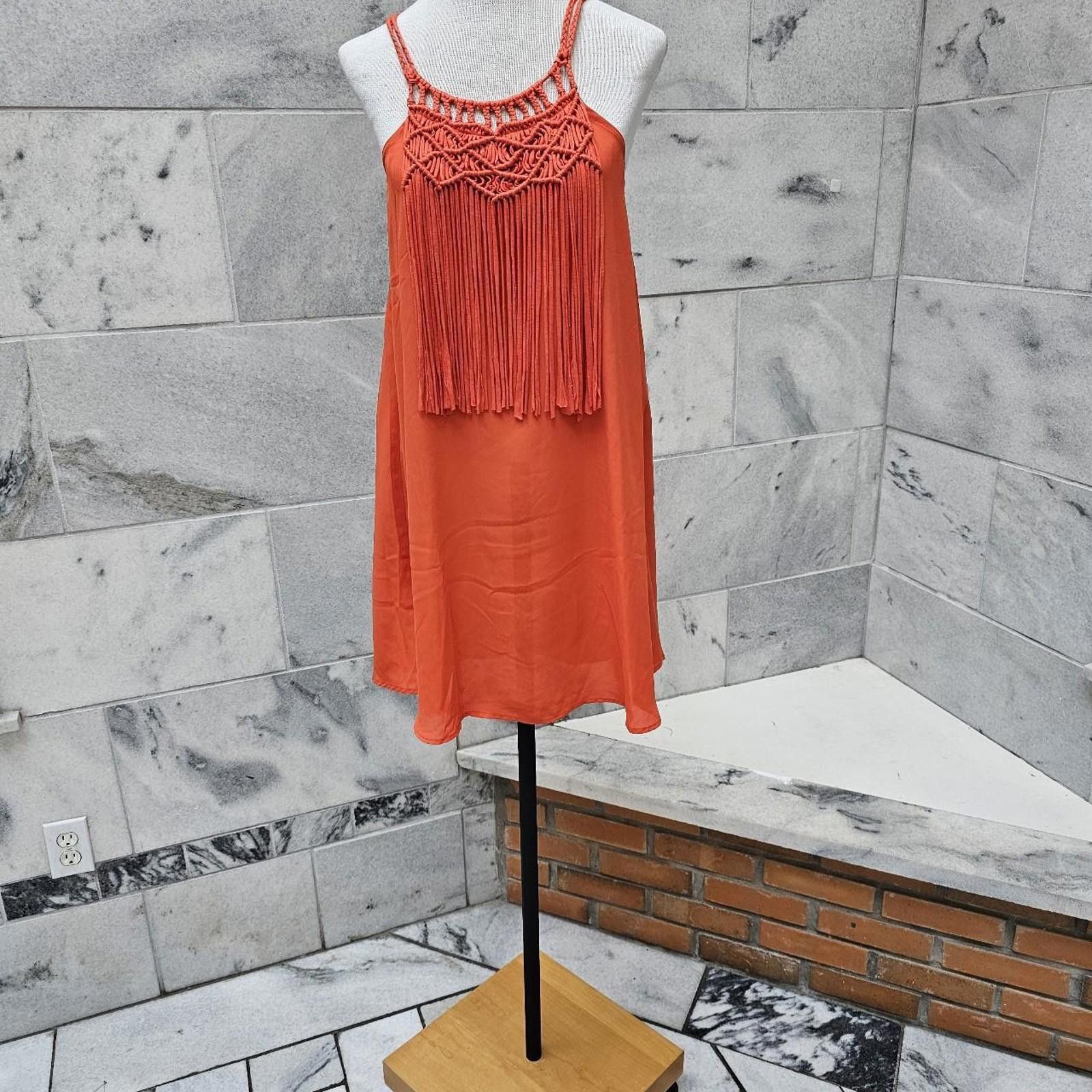 Designer Umgee Women's Orange Dress Size S / US 4 / IT 40 - 2 Thumbnail