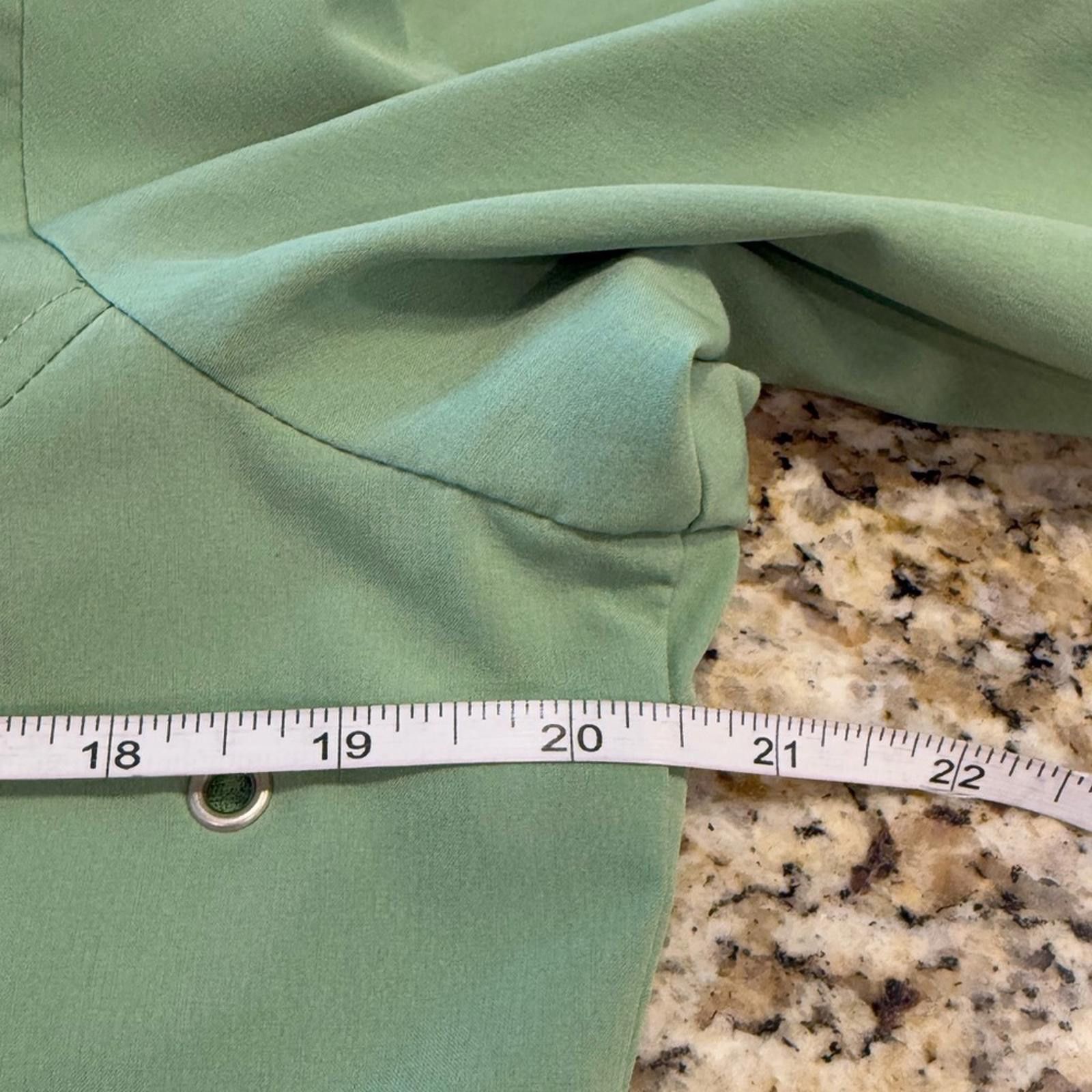 Lucky Brand Lucy spring green 2 way zip windbreaker jacket SZ LG Size L / US 10 / IT 46 - 12 Thumbnail