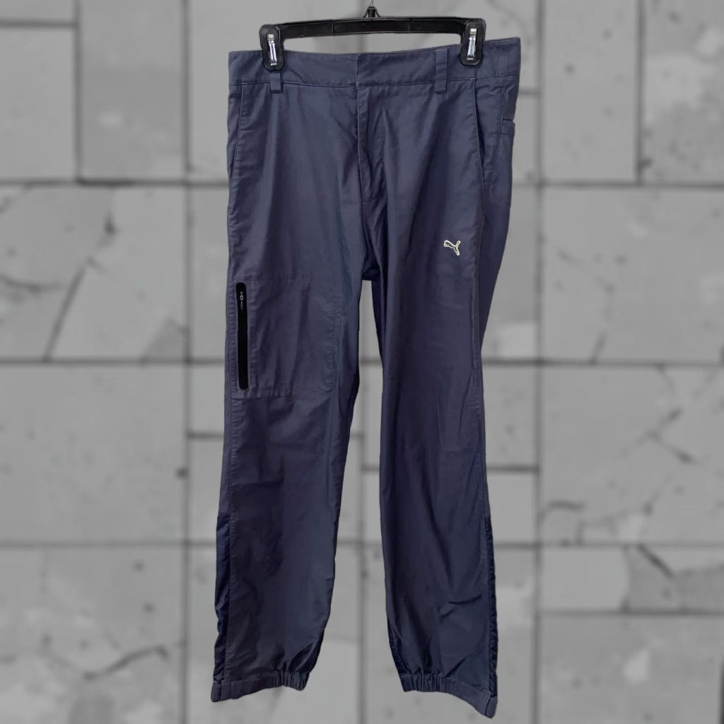 Puma PUMA Golf Pants Casual Men 31x32 Gray Zip Fly Flat Front Regular Size S Mens Size US 31 - 1 Thumbnail