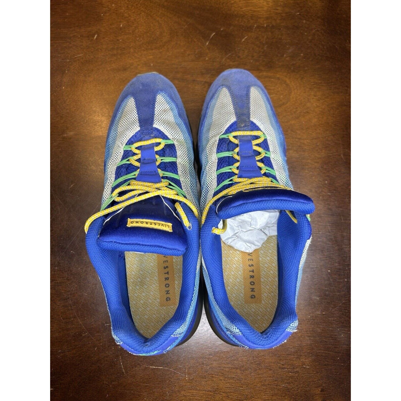Nike 2012 Nike LIVESTRONG Air Max 95 Dynamic Flywire 'Hyper Blue' Size US 13 / EU 46 - 6 Thumbnail