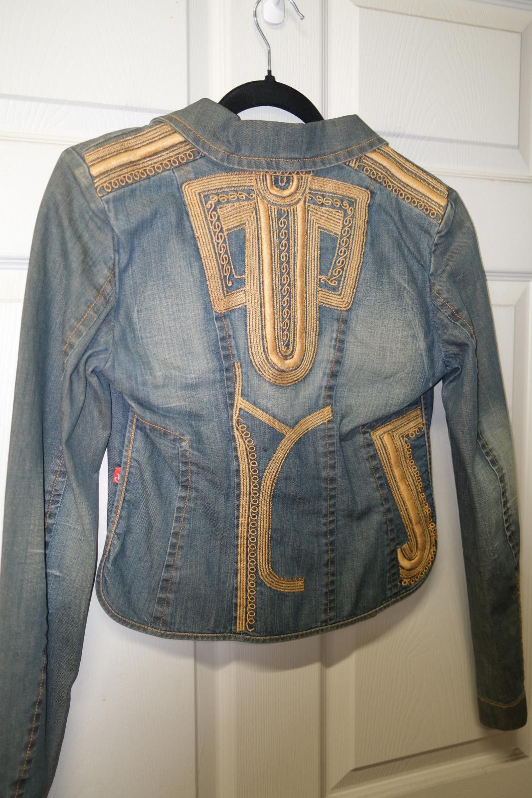 Christian Lacroix 00's Christian Lacroix Jeans Cropped Denim Blazer Size XS / US 0-2 / IT 36-38 - 5 Thumbnail