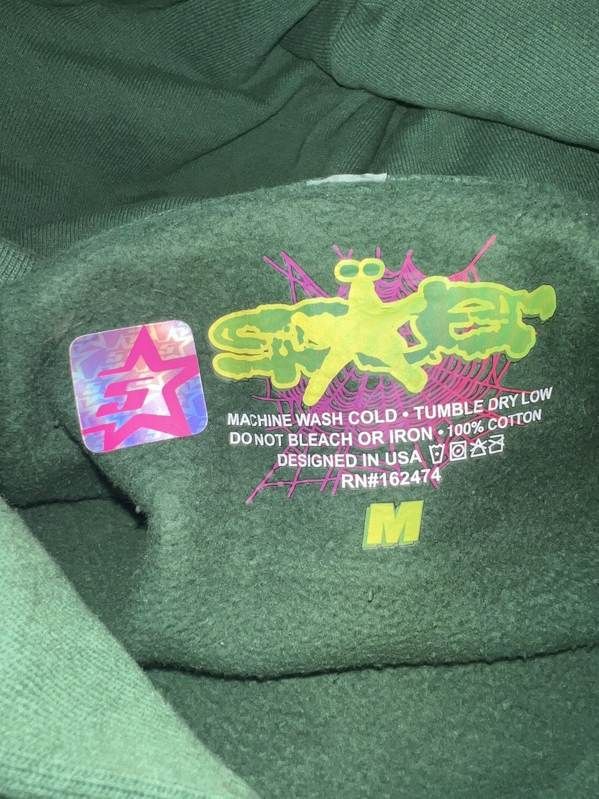 Sp5der Sp5der Hunter Green Hoodie Size US M / EU 48-50 / 2 - 4 Thumbnail
