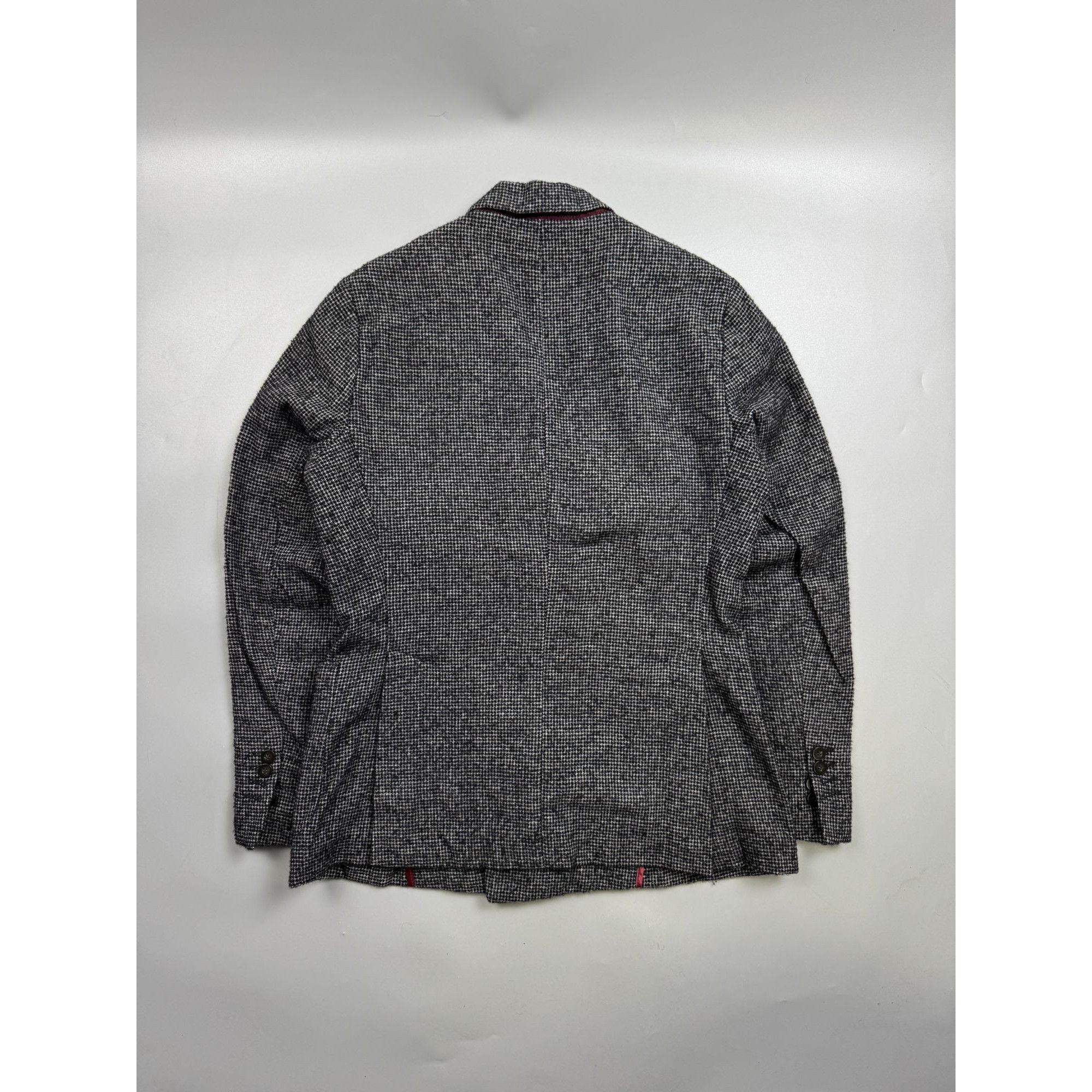 Other Maestrami Double Breasted Wool Blend Tweed Blazer (Y1258) Size 38R - 8 Thumbnail