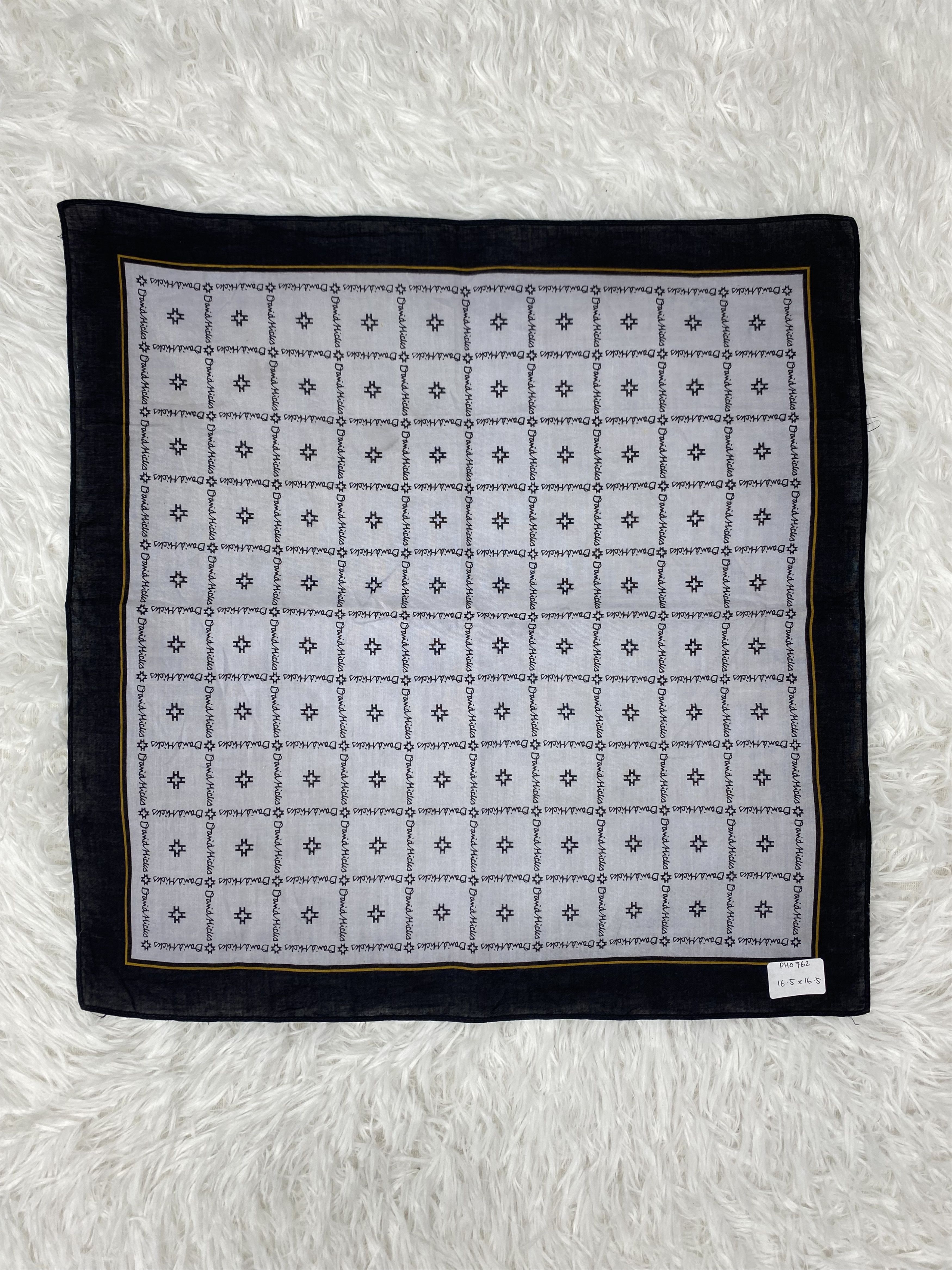 Vintage Vintage Danial Hicks Handkerchief Neckerchief PH0762 Size ONE SIZE - 3 Thumbnail
