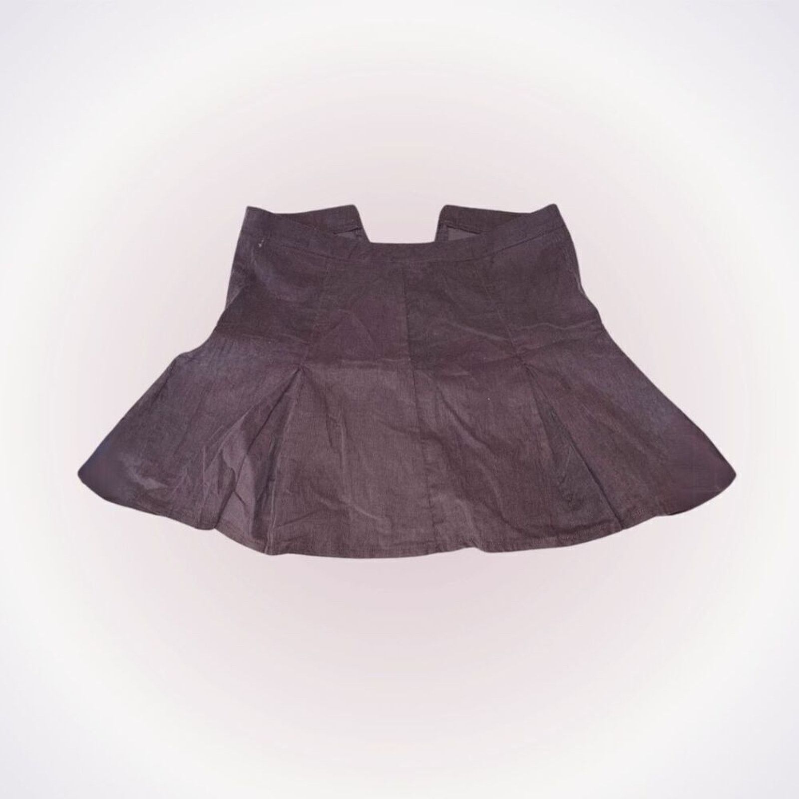 Other Eyeshadow Taupe Fit and Flare Kilt | Sz 7 Size 28" / US 6 / IT 42 - 1 Thumbnail
