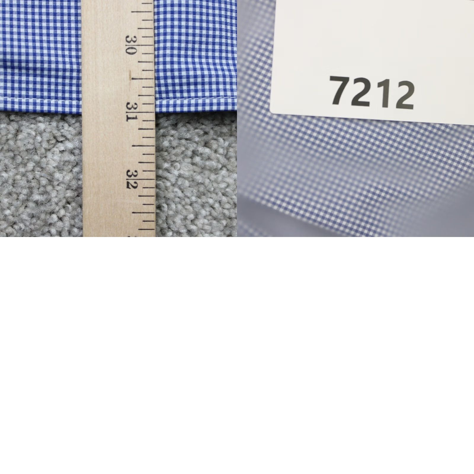 Mizzen+Main Mizzen+Main Shirt Mens XL Blue Check Spinnaker Trim Fit Stretch Long Sleeve Size US XL / EU 56 / 4 - 9 Thumbnail