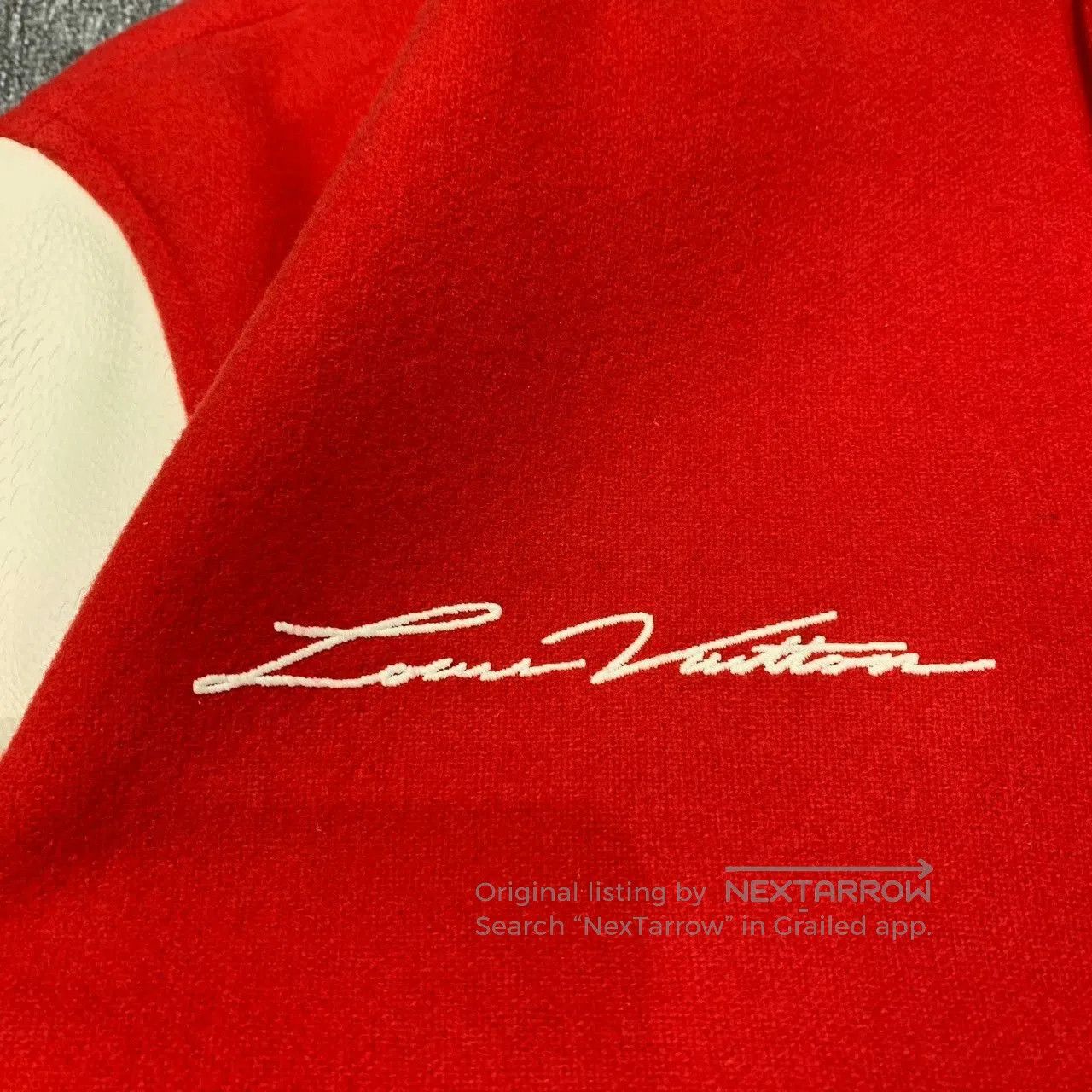 Louis Vuitton louis vuitton red and white embroidered jacket. Size US L / EU 52-54 / 3 - 8 Thumbnail