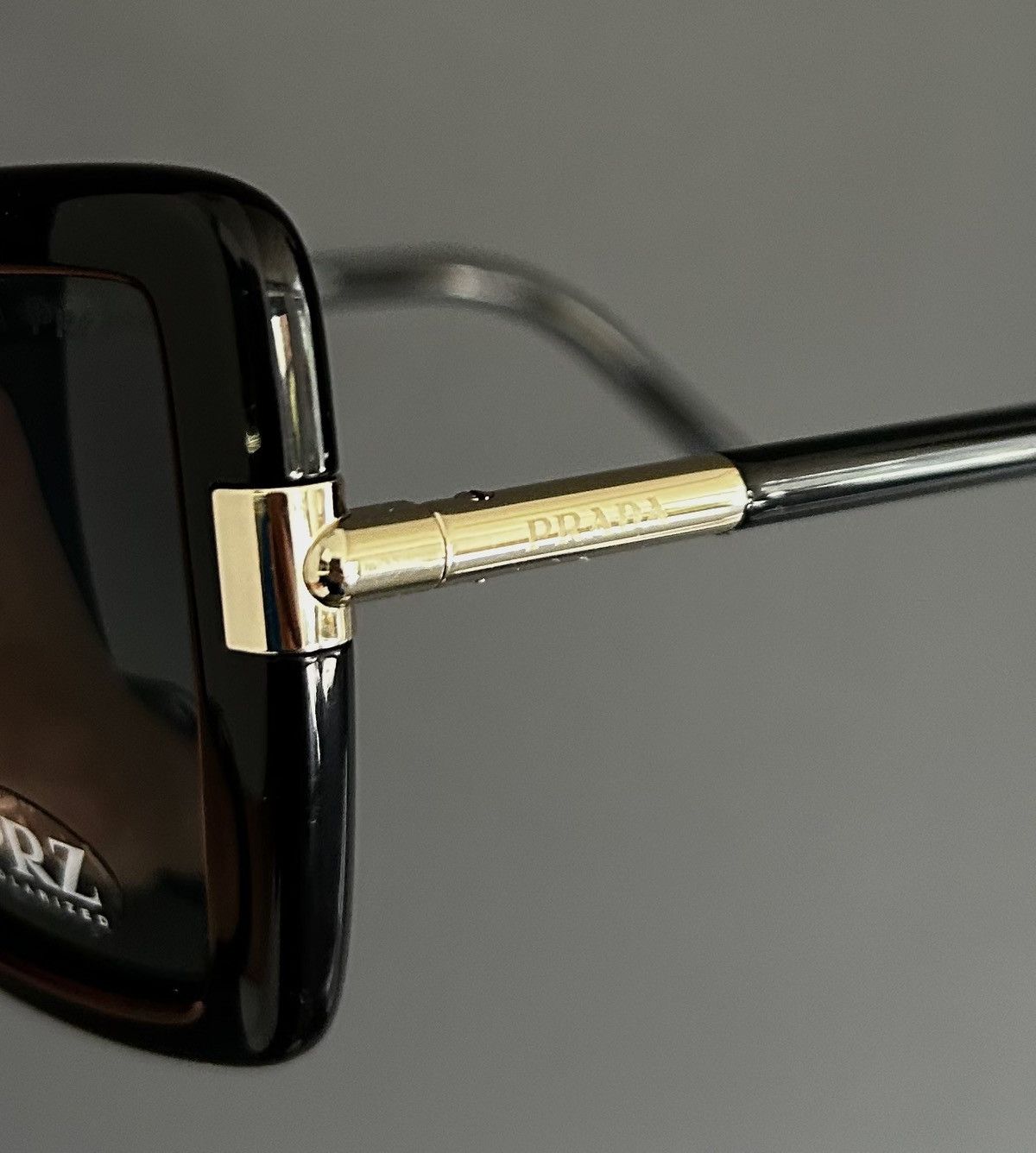 Prada Prada SPR09W 1AB-5Z1 Sunglasses New Womens Polarized Size ONE SIZE - 7 Thumbnail
