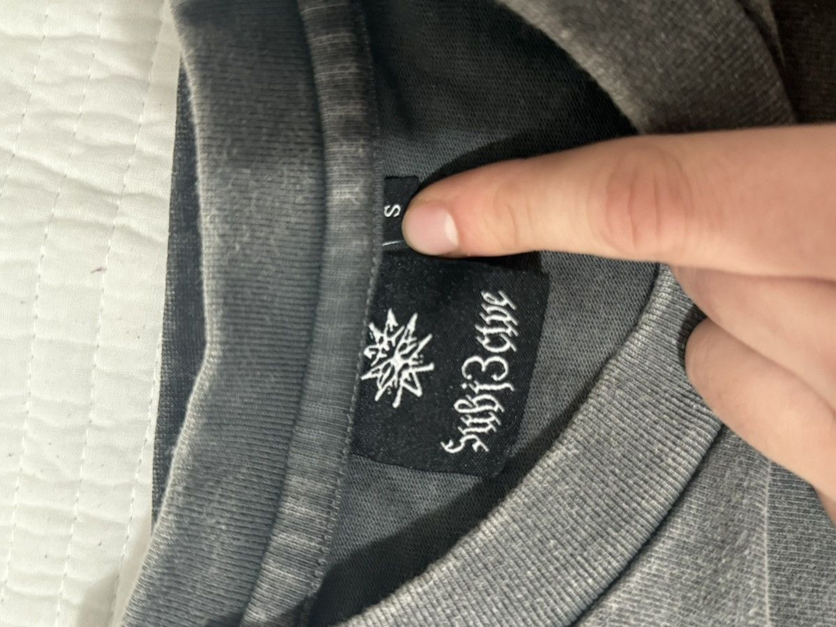 Other Subj3ctve Black Wash Triple Cross Black Flame Tee Size US S / EU 44-46 / 1 - 3 Thumbnail