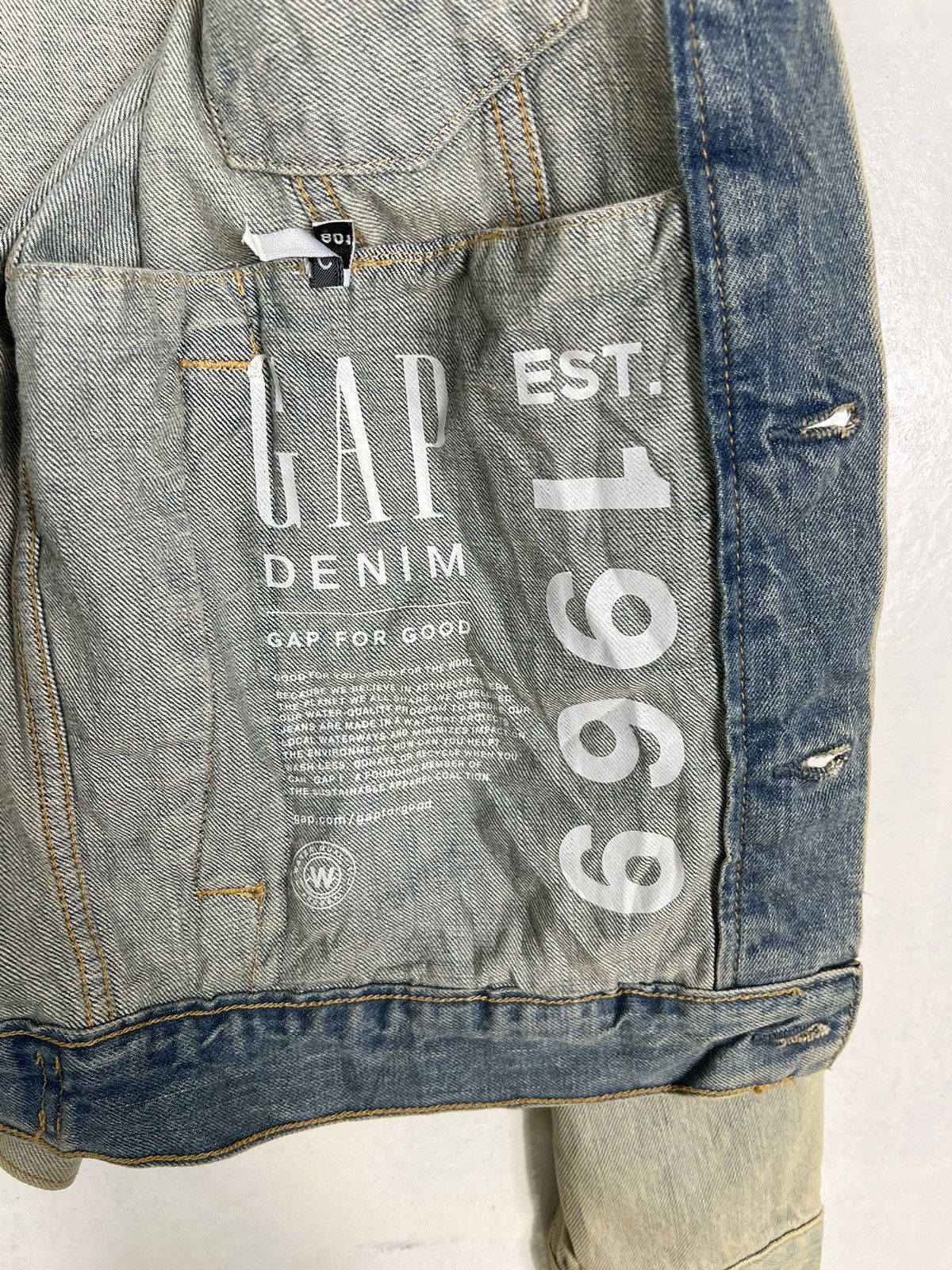 Gap × Vintage 🔥 VINTAGE GAP TRUCKER DENIM JACKET Size US S / EU 44-46 / 1 - 13 Thumbnail
