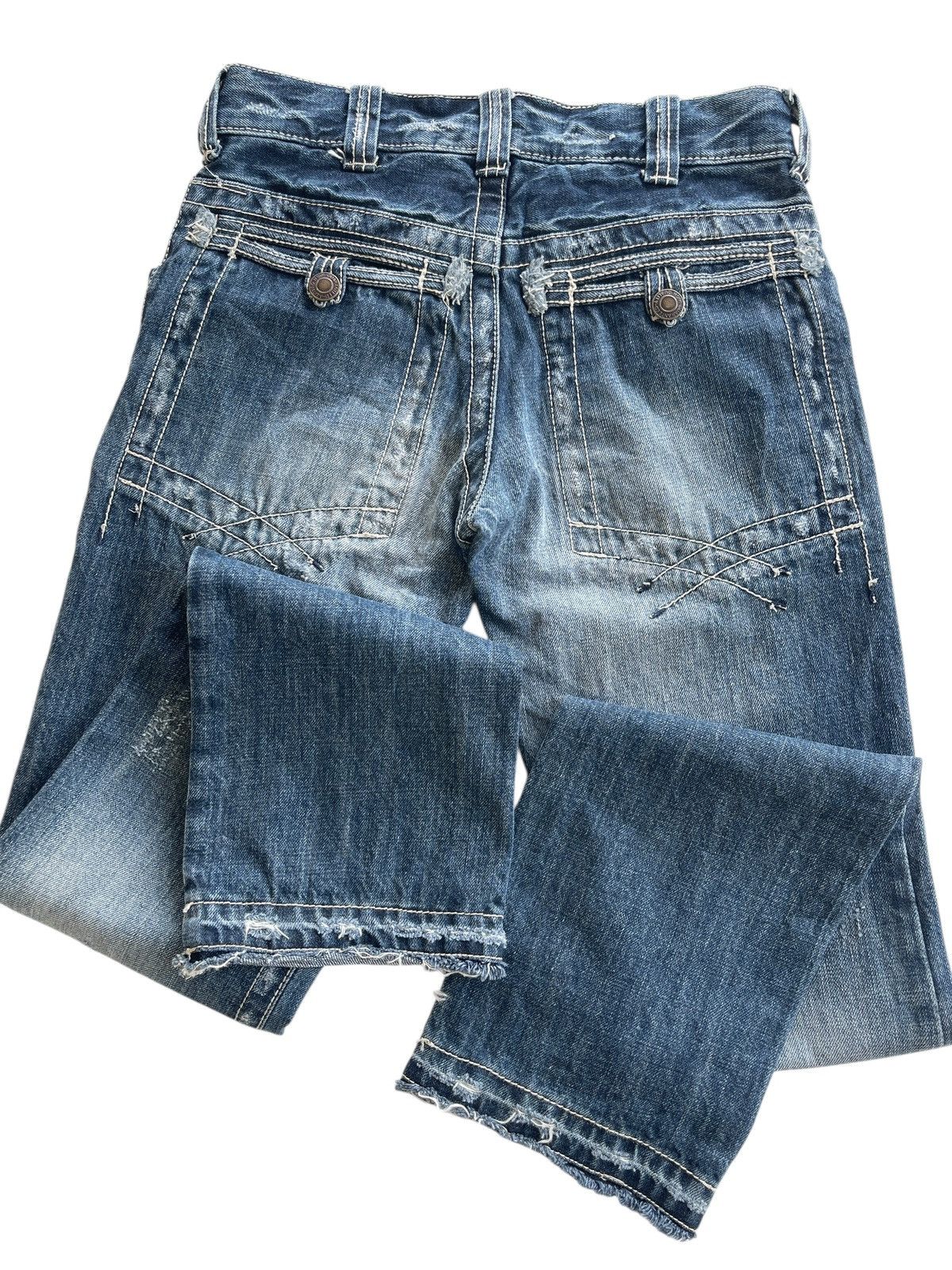 Japanese Brand On Board Distressed LGB Style Denim Size US 28 / EU 44 - 6 Thumbnail