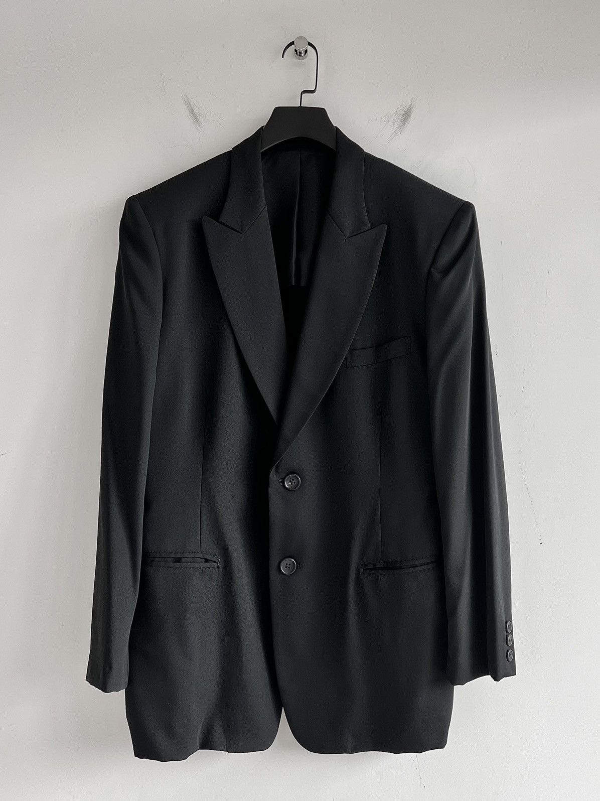 Yohji Yamamoto Yohji Yamamoto Pour Homme 2BS Peak Lapel Tailored Jacket |  Grailed