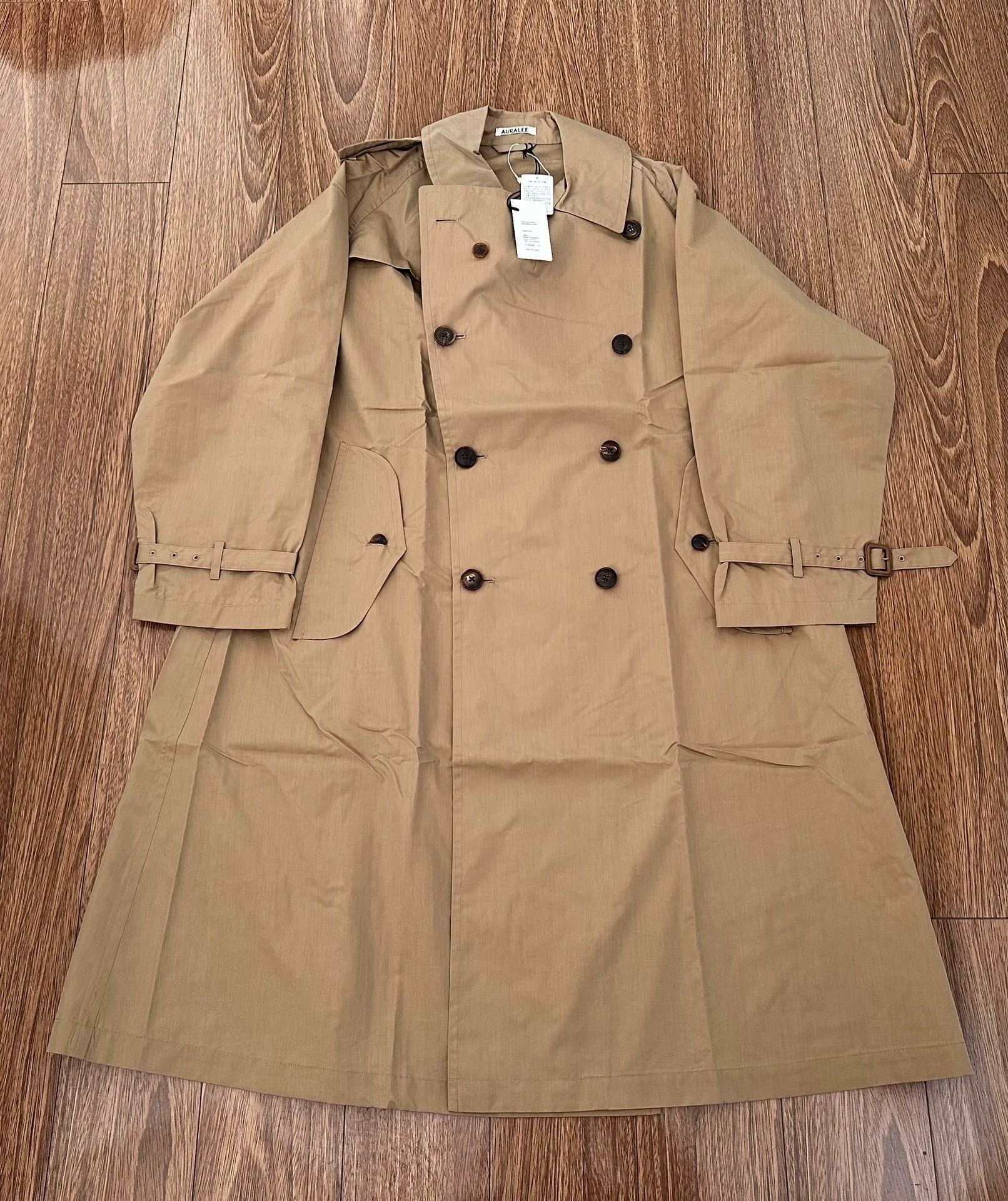 Auralee AURALEE FINX POLYESTER BIG TRENCH COAT NEW Size 3 Size US L / EU 52-54 / 3 - 1 Thumbnail