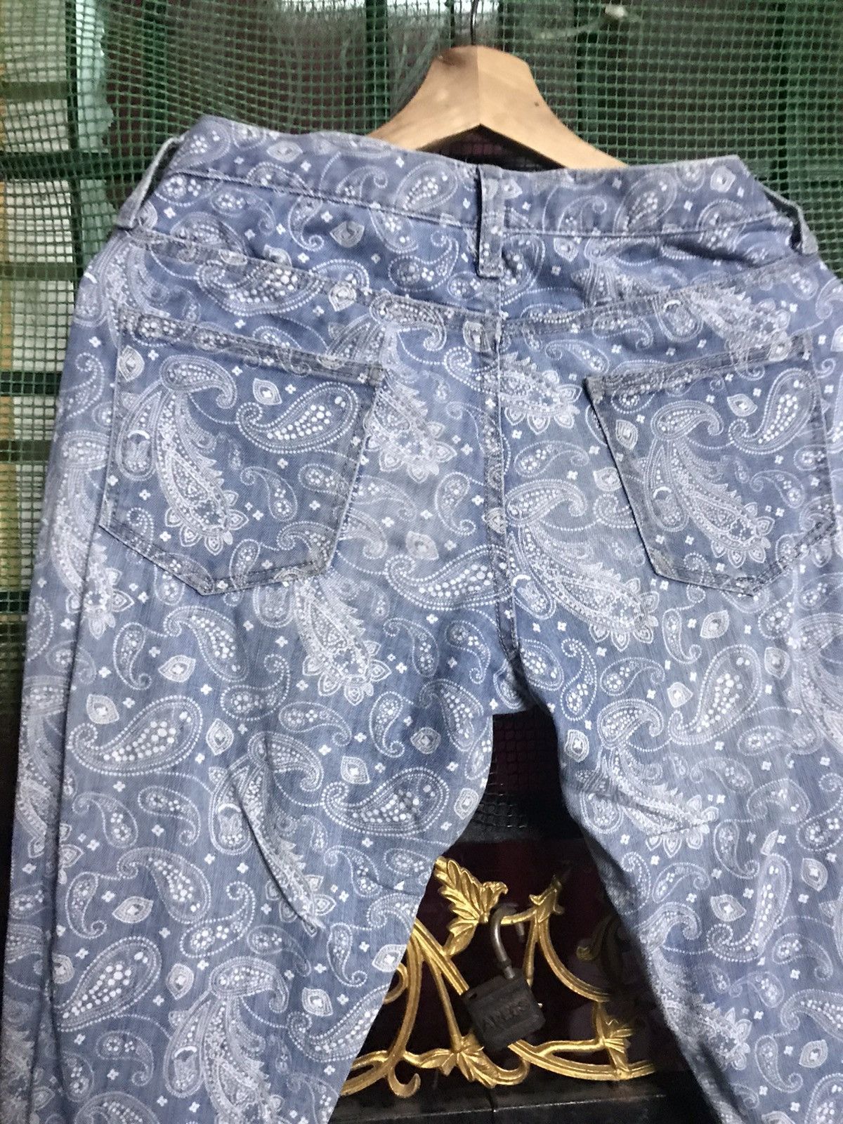 If Six Was Nine Browny Denim Skinny Jeans Fullprint Size 29" - 4 Thumbnail
