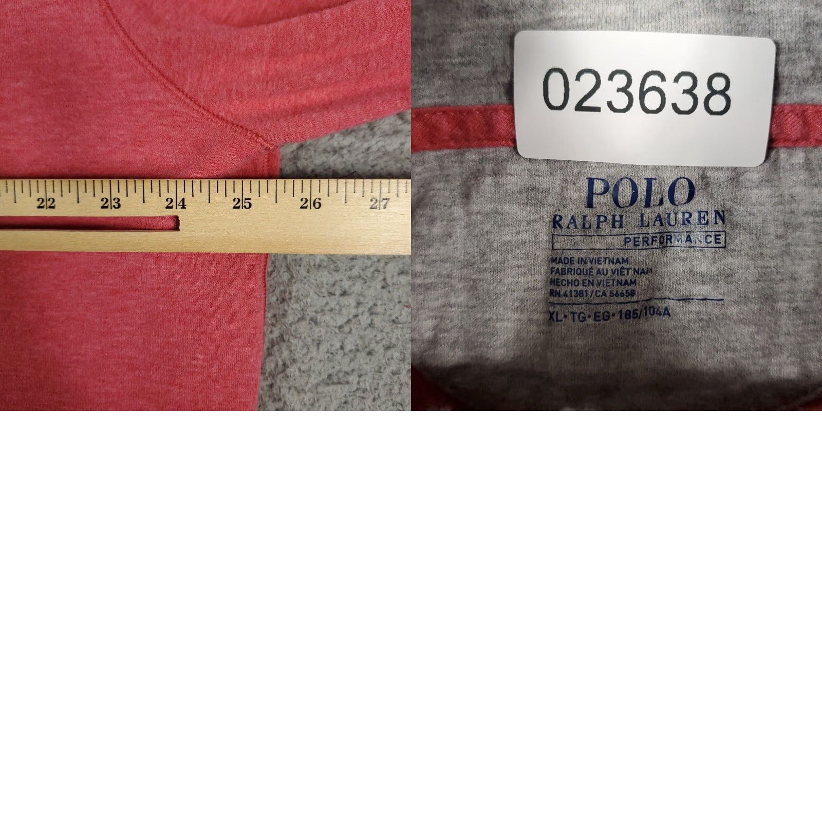 Polo Ralph Lauren Ralph Lauren Performance Pony Sweater Mens XL Red 1/4 Zip Pullover Size US XL / EU 56 / 4 - 8 Thumbnail