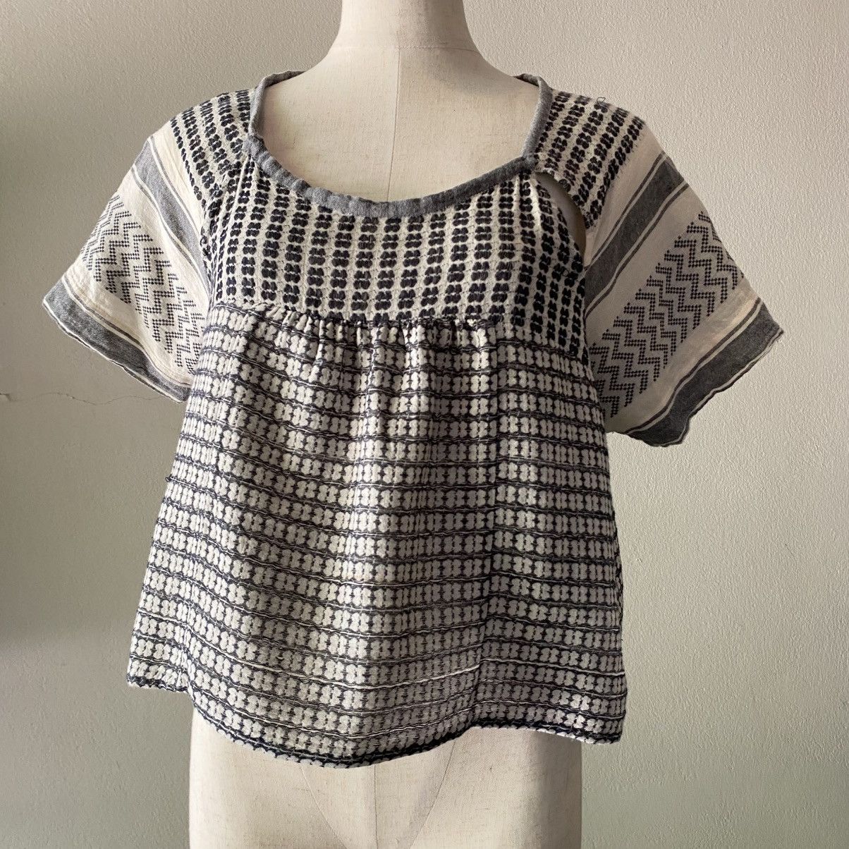 Designer ÉTOILE ISABEL MARANT Boho Woven Crop Top Size S / US 4 / IT 40 - 17 Thumbnail