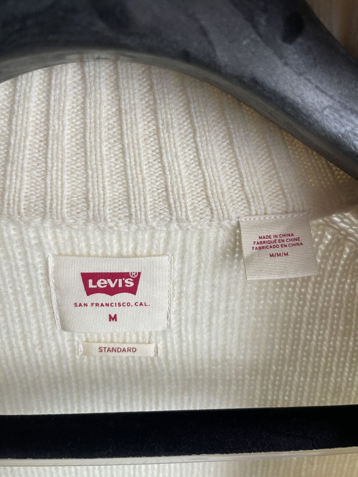 Levi's 🔥Levi’s knit zip sweater jumper Size US M / EU 48-50 / 2 - 6 Thumbnail