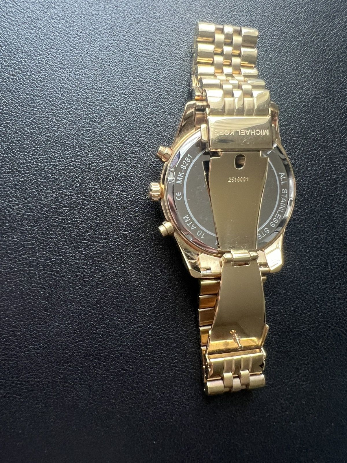 Michael Kors Lexington Gold-Tone Watch Size ONE SIZE - 7 Thumbnail