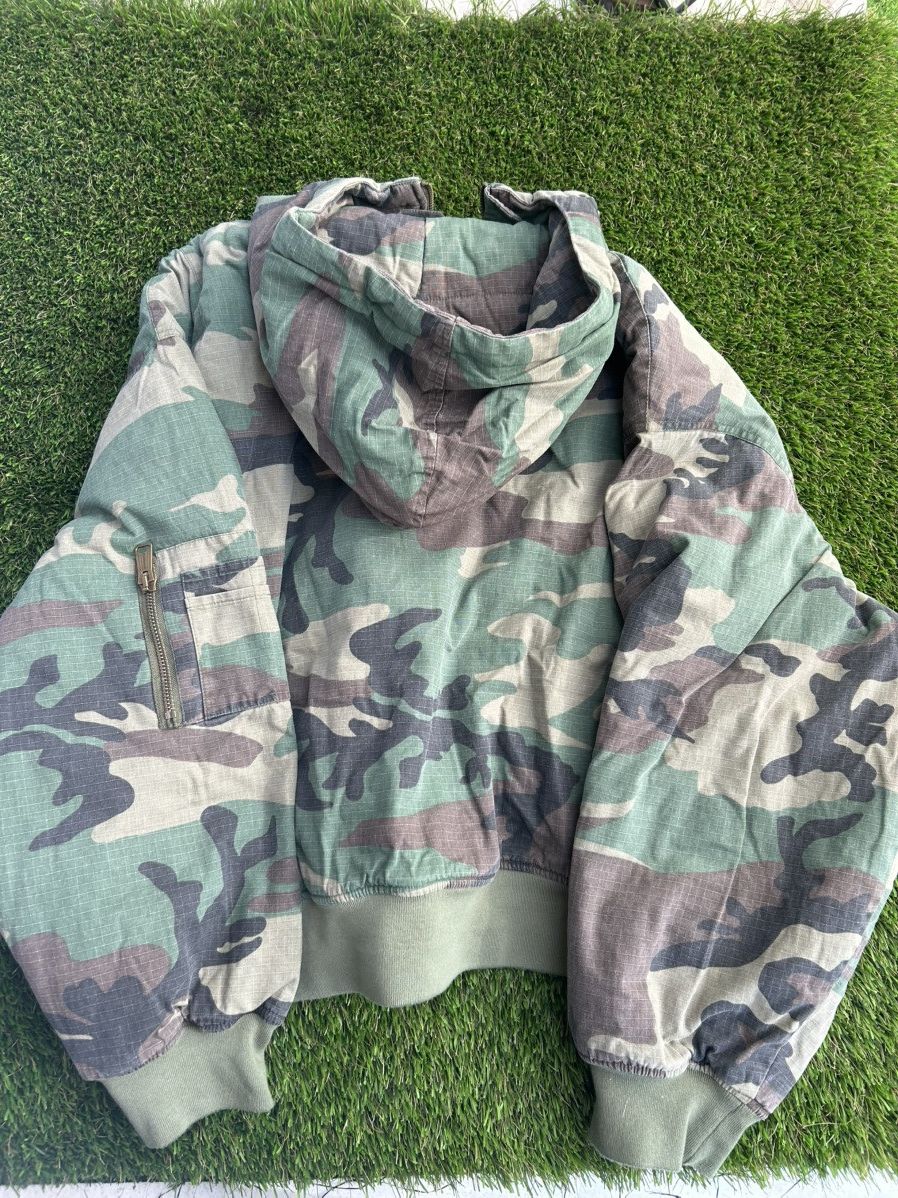 The GV Gallery GV Gallery Camo Bomber Hooded Jacket Size US L / EU 52-54 / 3 - 5 Thumbnail