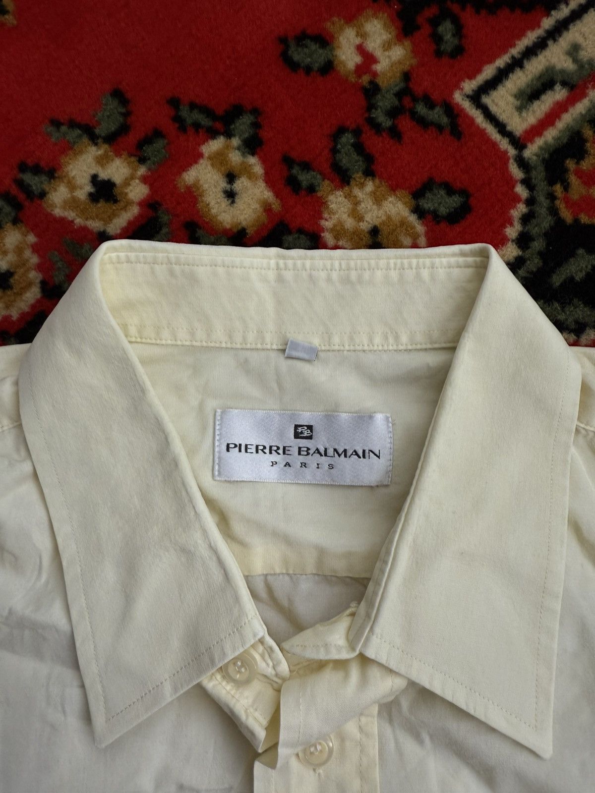Pierre Balmain Vintage Pierre Balmain Button Shirt Size US XXL / EU 58 / 5 - 4 Thumbnail