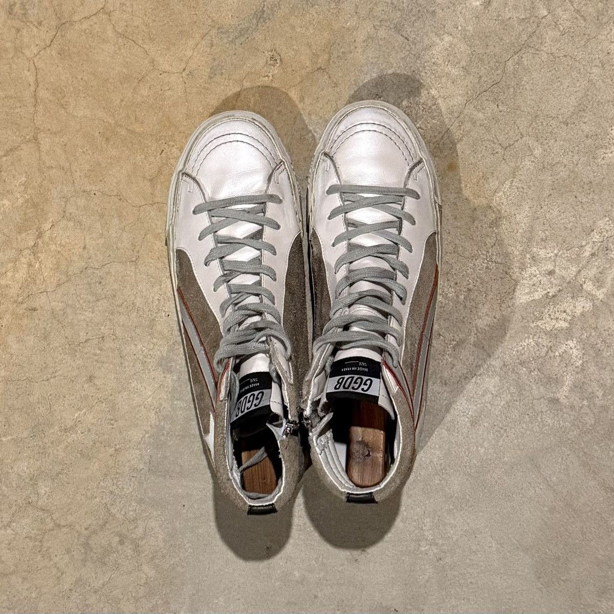 Golden Goose Golden Goose Slide Distressed Suede Sneakers US 8 Size US 8 / EU 41 - 16 Thumbnail
