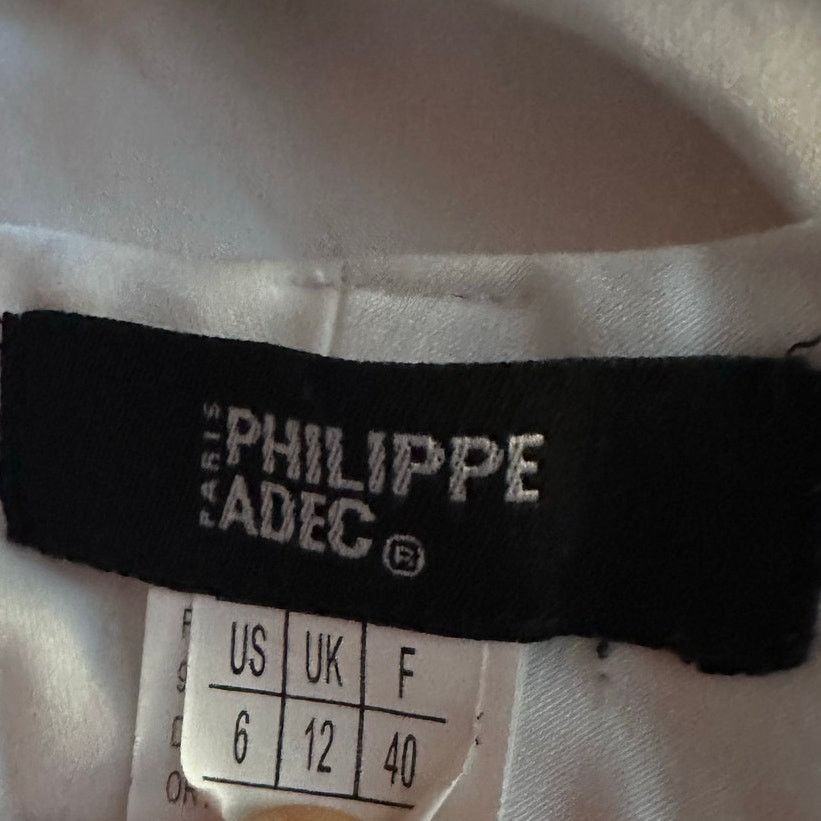 Other Philippe Adec Paris White Jeans Pants Trousers Size 28" / US 6 / IT 42 - 8 Thumbnail