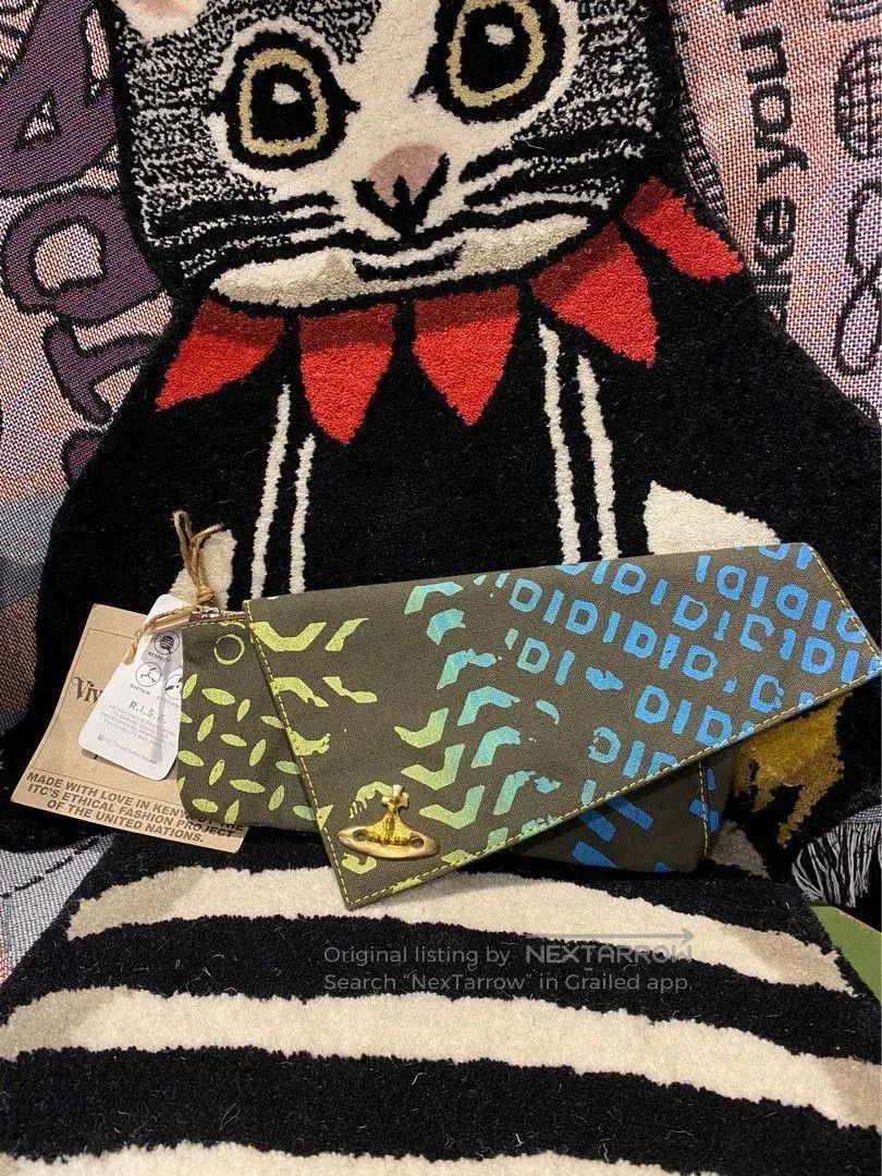 Vivienne Westwood Vivienne Westwood African Series Clutch Bag. Size ONE SIZE - 2 Thumbnail