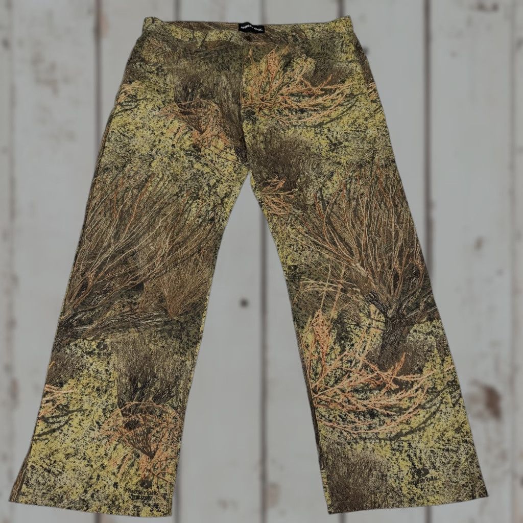 Vintage Mossy Oak Mens Pants 38x32 Green Brush Camo Chino Hunting Outdoor Workwear Size US 38 / EU 54 - 1 Thumbnail