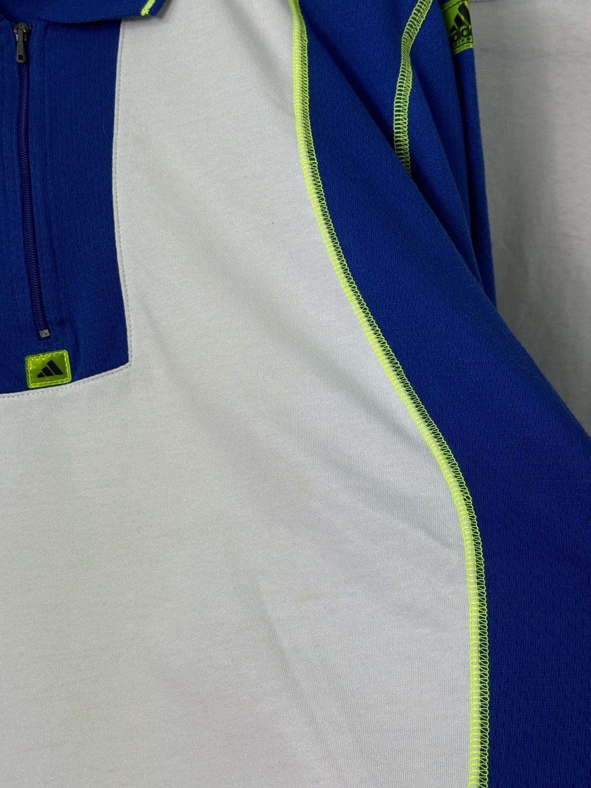 Adidas × Equipment × Vintage Vintage Adidas Equipment Zip Polo Jersey y2k Tennis EQT 90s Size US M / EU 48-50 / 2 - 10 Thumbnail