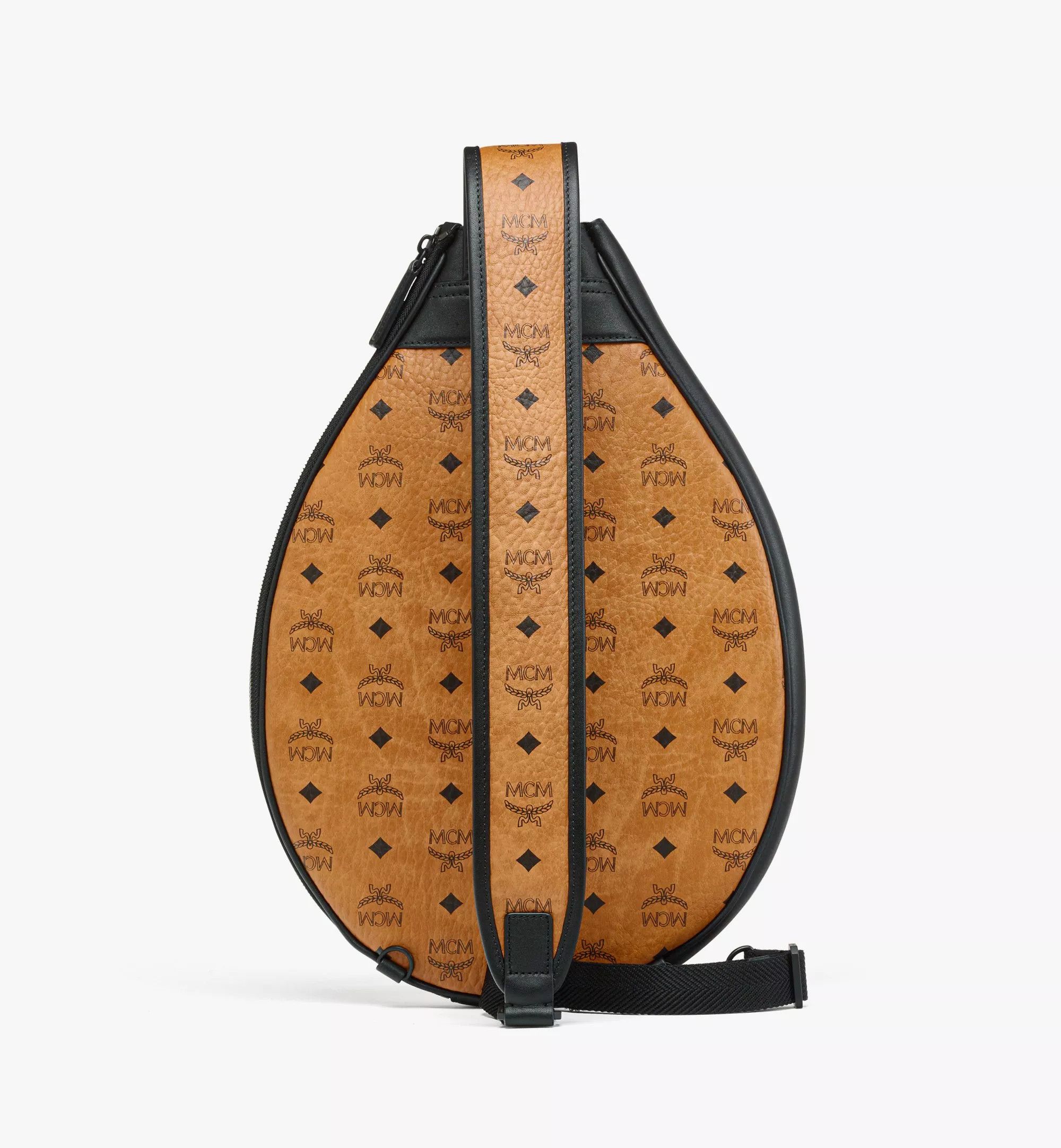 MCM o1mt1gz0725 Size: OS / Tennis Racket Holder in Brown/Black Size ONE SIZE - 5 Thumbnail