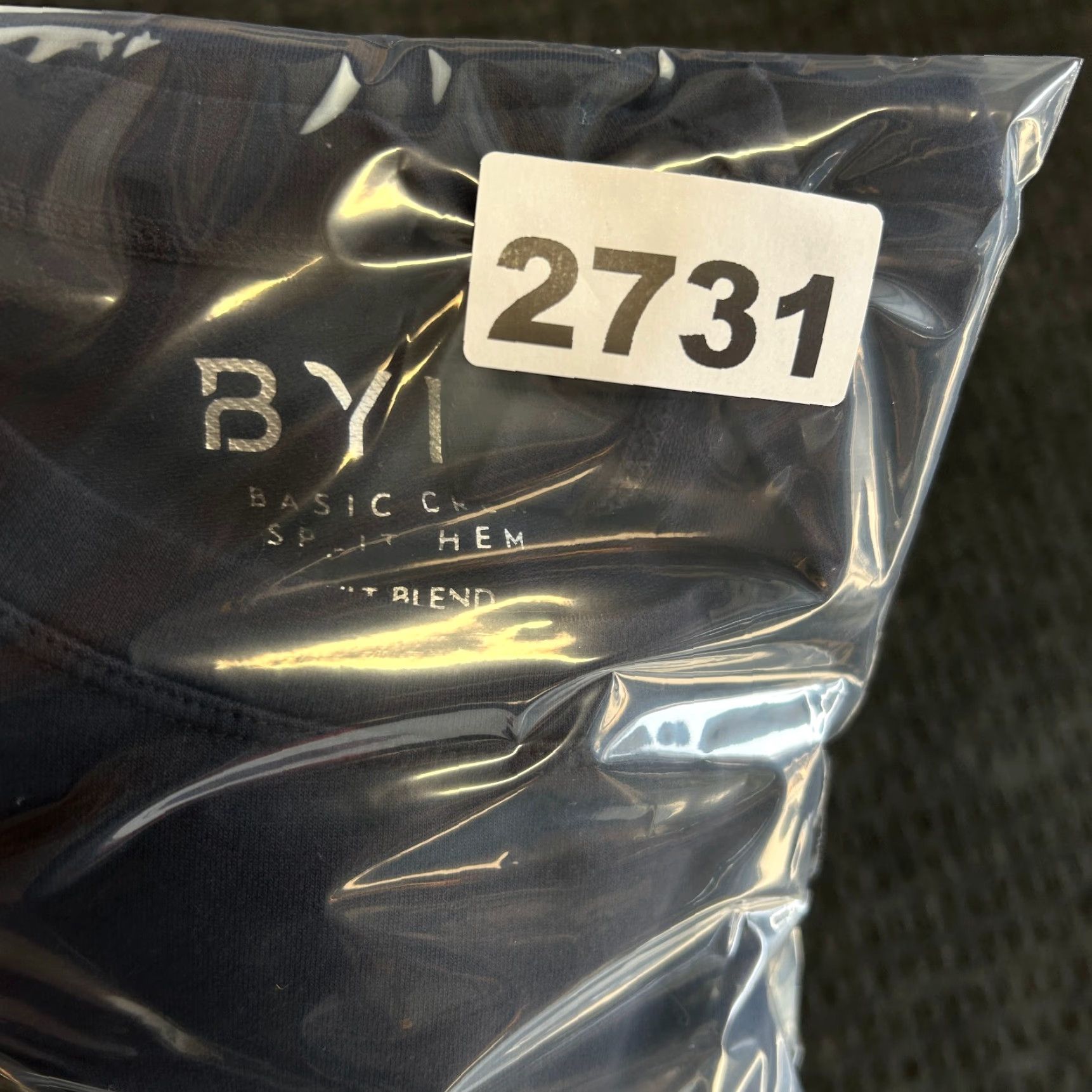 Vintage BYLT T Shirt Basic Crew Navy Blue Mens M Short Sleeve Crew Neck Logo Knit Cotton Blend T-Shirt All Seasons Casual Athletic Streetwear Sportswear Size US M / EU 48-50 / 2 - 8 Thumbnail