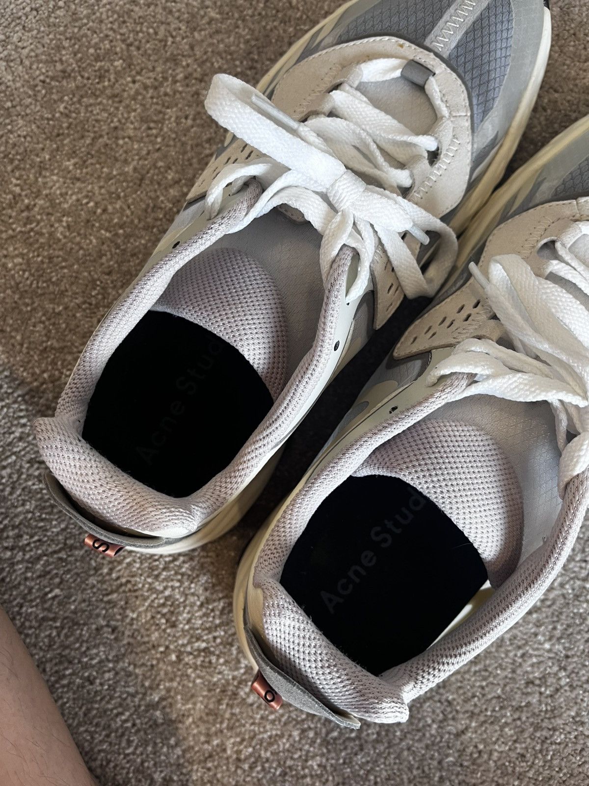 Acne Studios Acne Studio Buzz Sneakers in White/Ivory Size US 8.5 / EU 41-42 - 7 Thumbnail