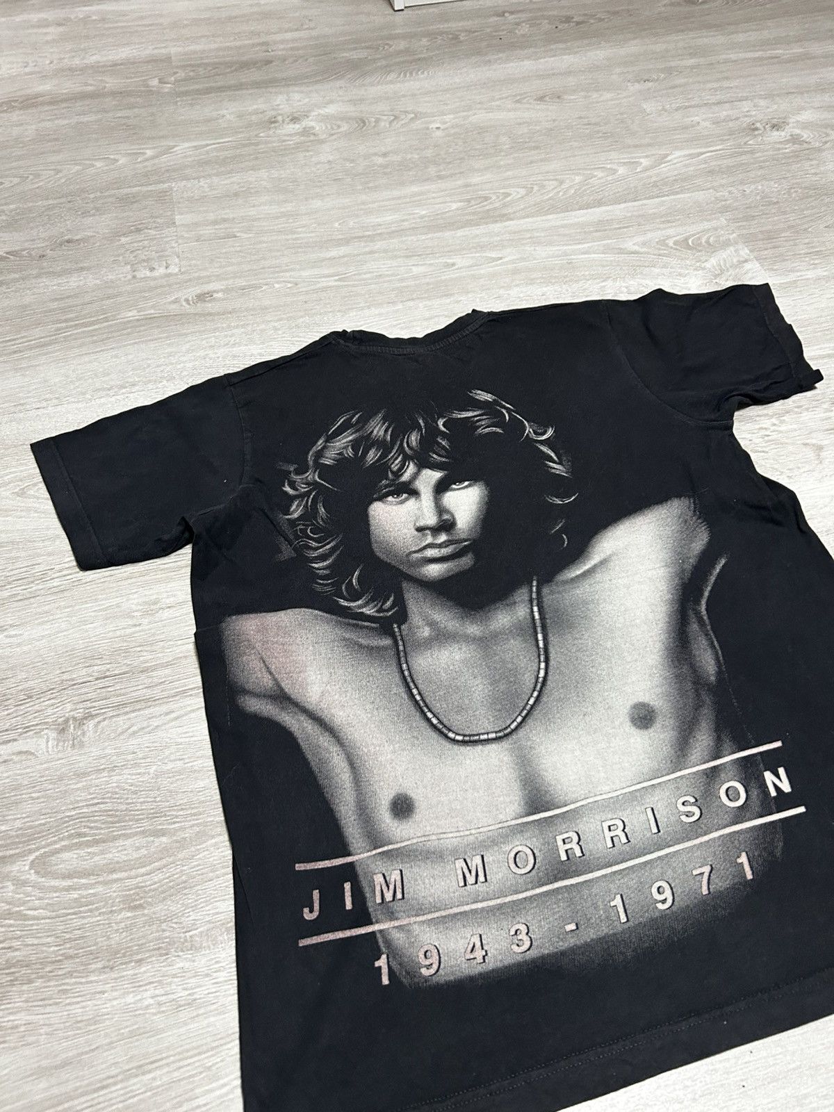 Vintage Vintage Jim Morrison 1943-1971 All Over Print T-Shirt Size US L / EU 52-54 / 3 - 10 Thumbnail