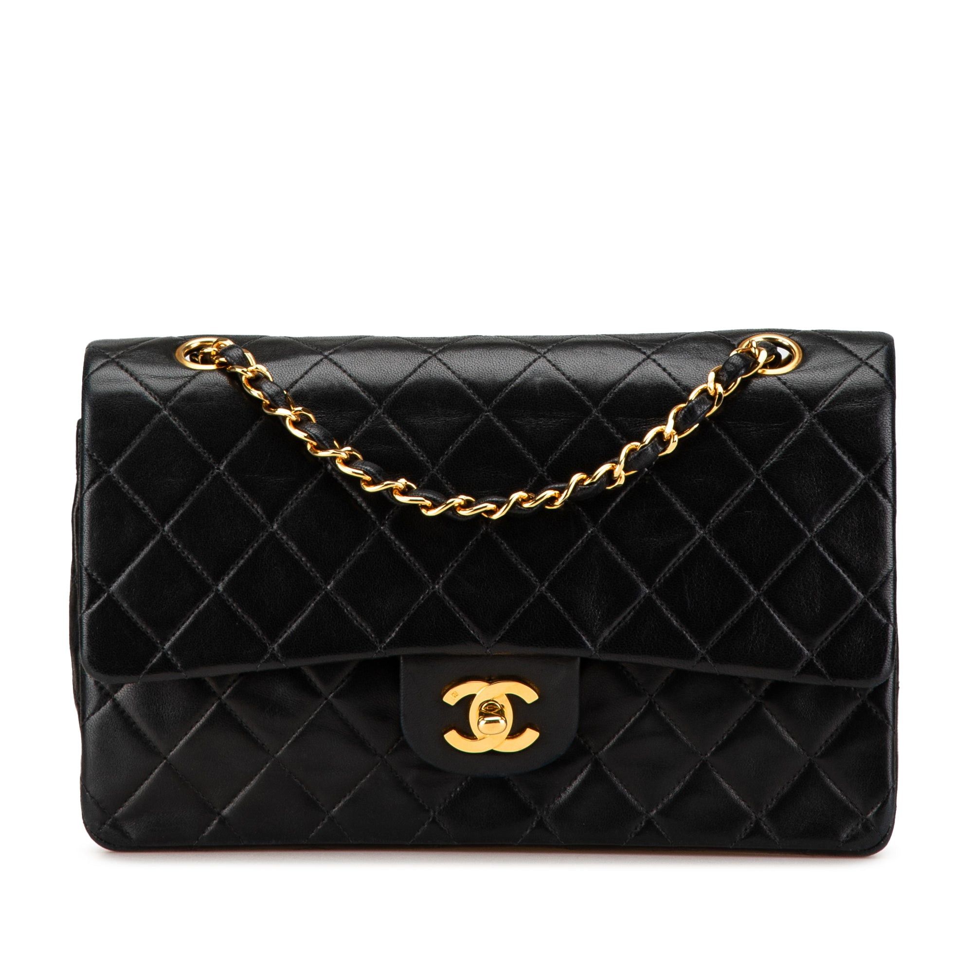 Chanel Chanel Medium Classic Lambskin Double Flap Black Size ONE SIZE - 1 Thumbnail