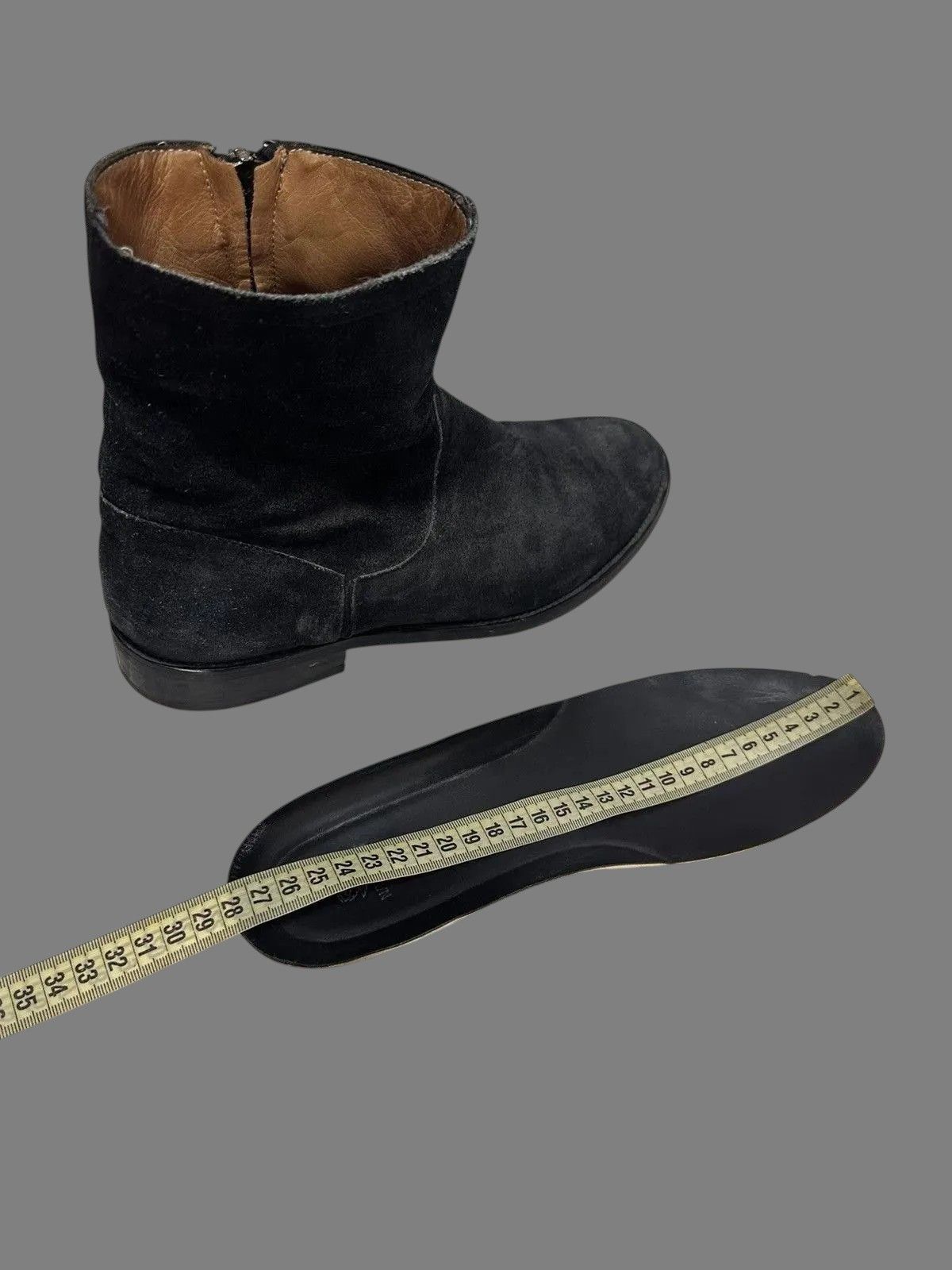 If Six Was Nine Italy Leather Mens Boots AS98 Meltal Zip Rick Owens Style Size US 8 / EU 41 - 13 Thumbnail