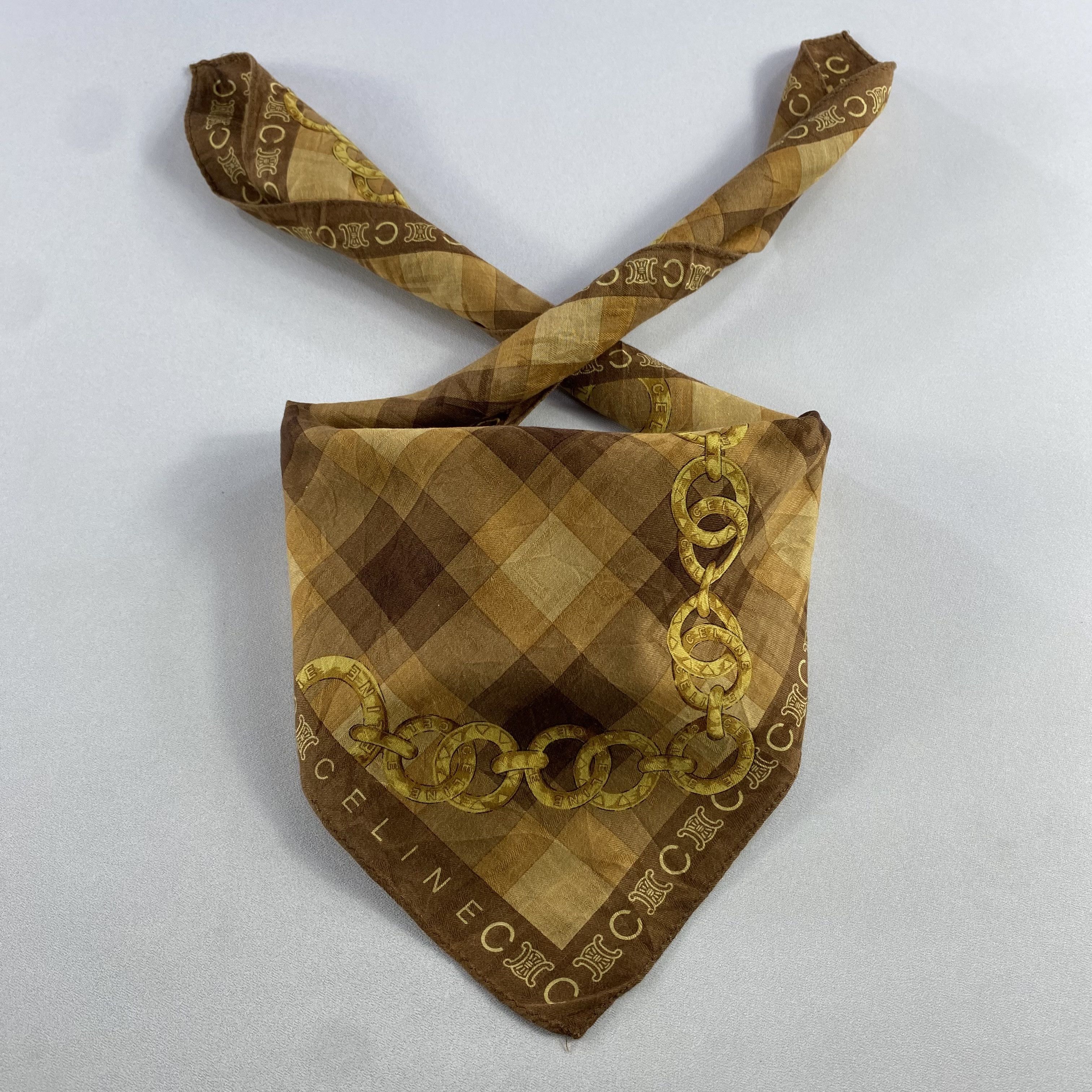 Celine × Vintage Celine Bandana/ Handkerchief / Neckerchief Size ONE SIZE - 1 Thumbnail
