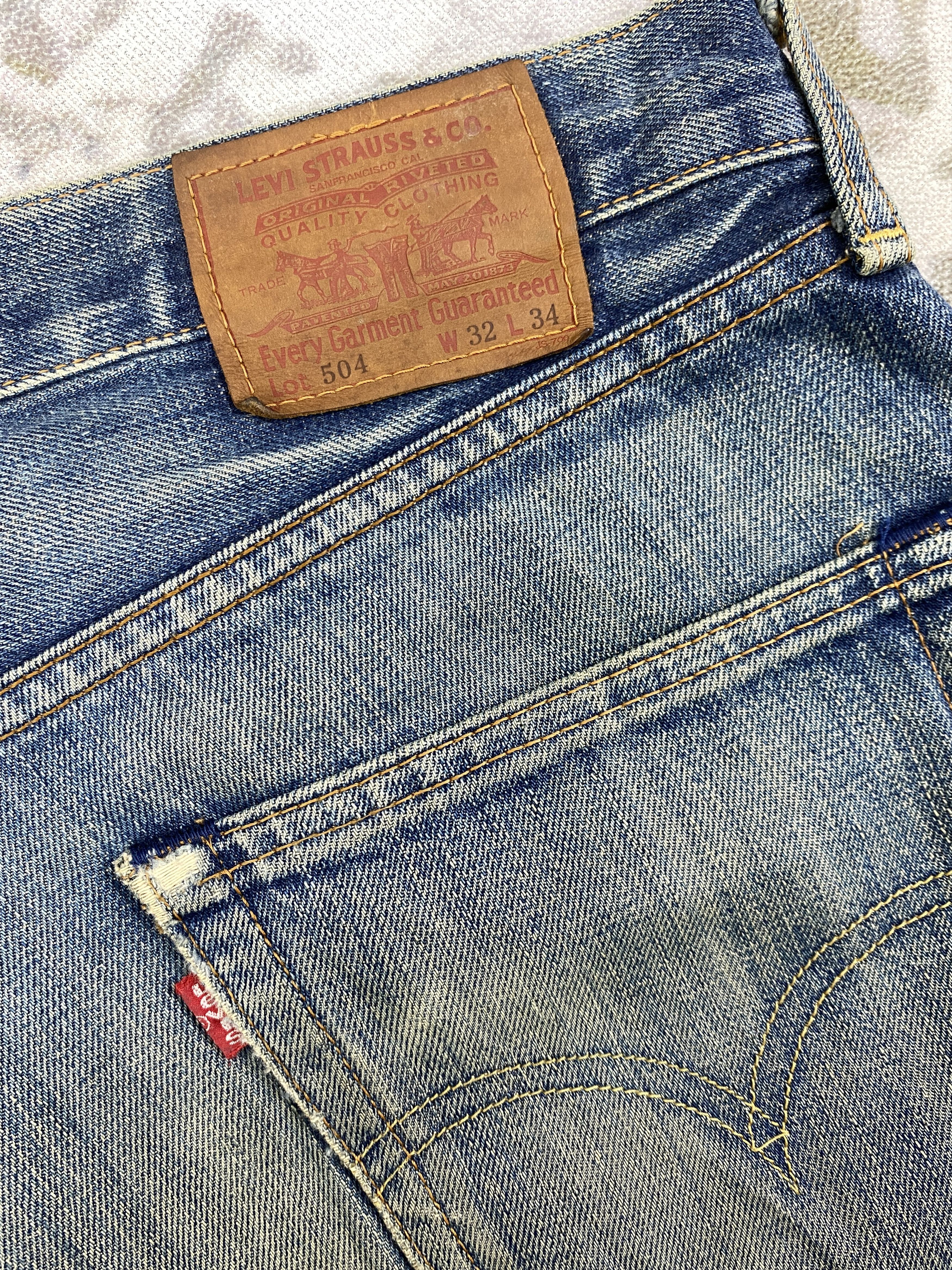 Levi's Earth Tone Vintage Levi's 504 Jeans 34x30 Denim -JN1938 Size US 34 / EU 50 - 11 Thumbnail