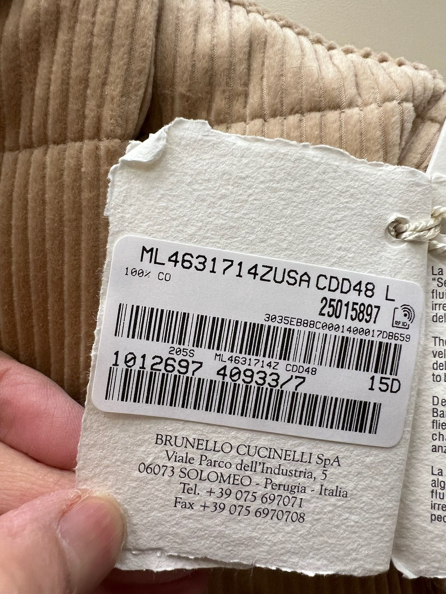 Brunello Cucinelli o1w1db10125 Padded Vest in Beige Size US L / EU 52-54 / 3 - 2 Thumbnail