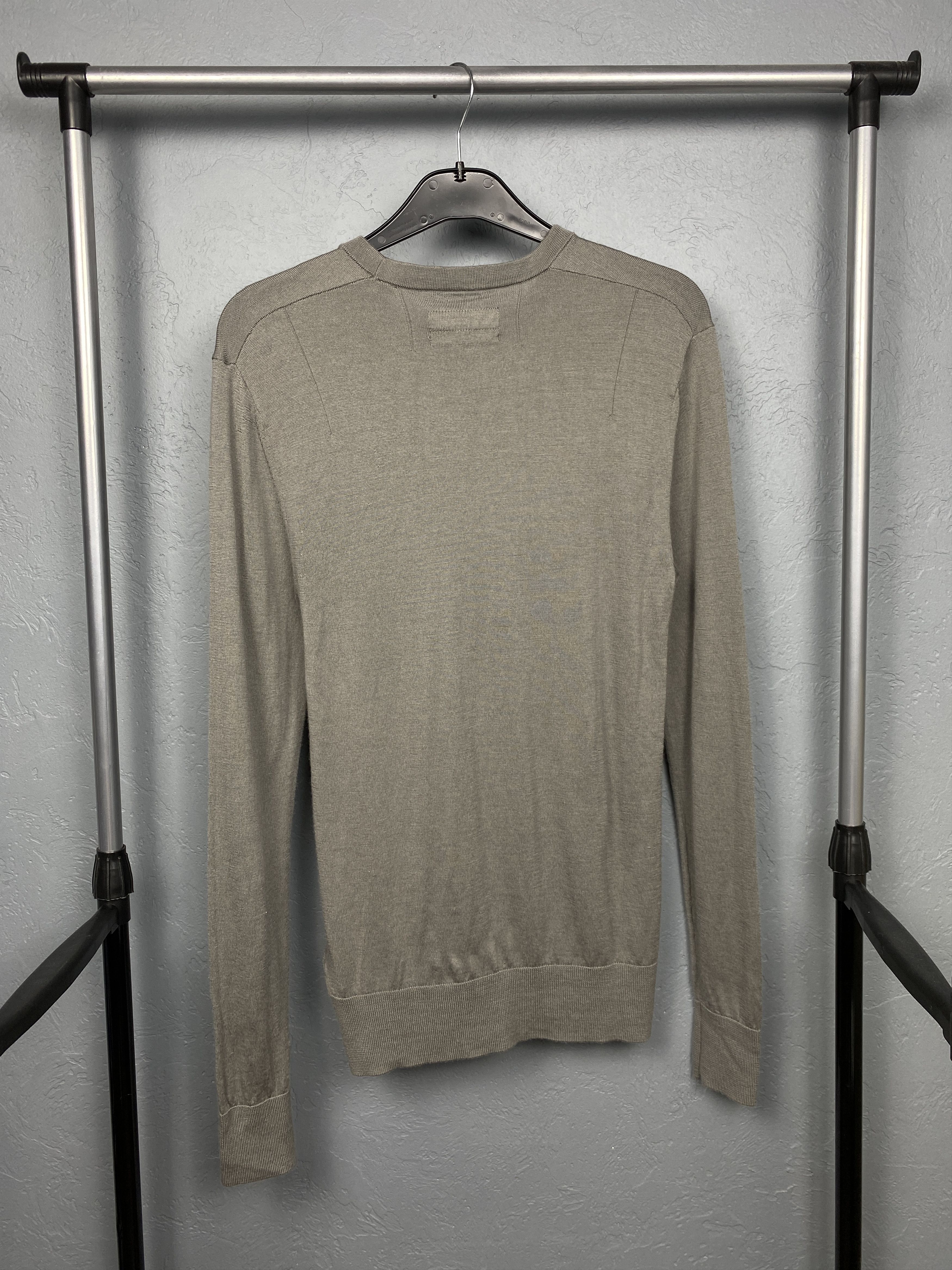 Allsaints AllSaints Mens Mode Merino Crew Neck Wool Knit Sweater Size US S / EU 44-46 / 1 - 6 Thumbnail