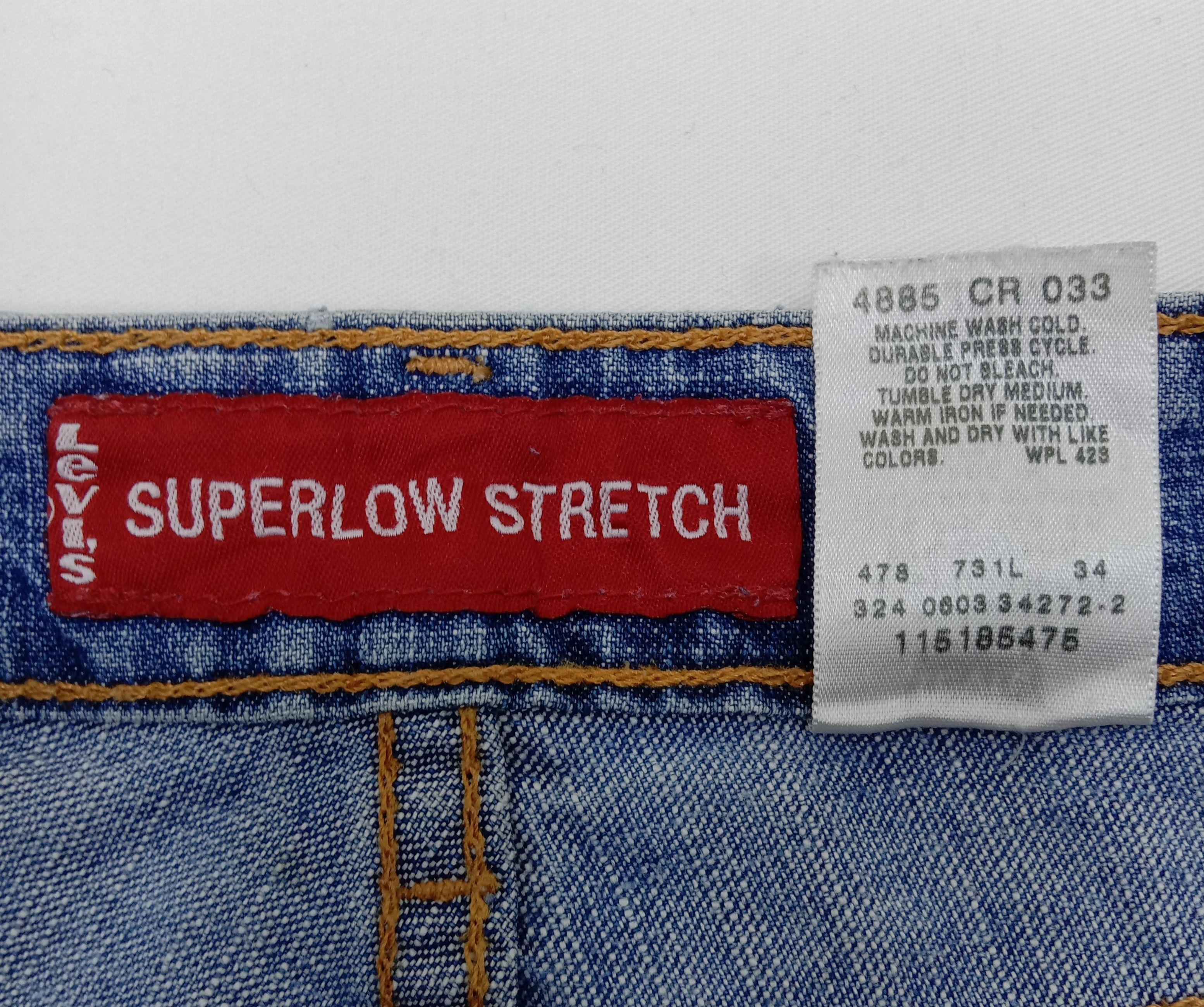 Levi's Vintage Levi's 518 Flare Jeans Superlow Stretch Denim Size 32" / US 10 / IT 46 - 13 Thumbnail
